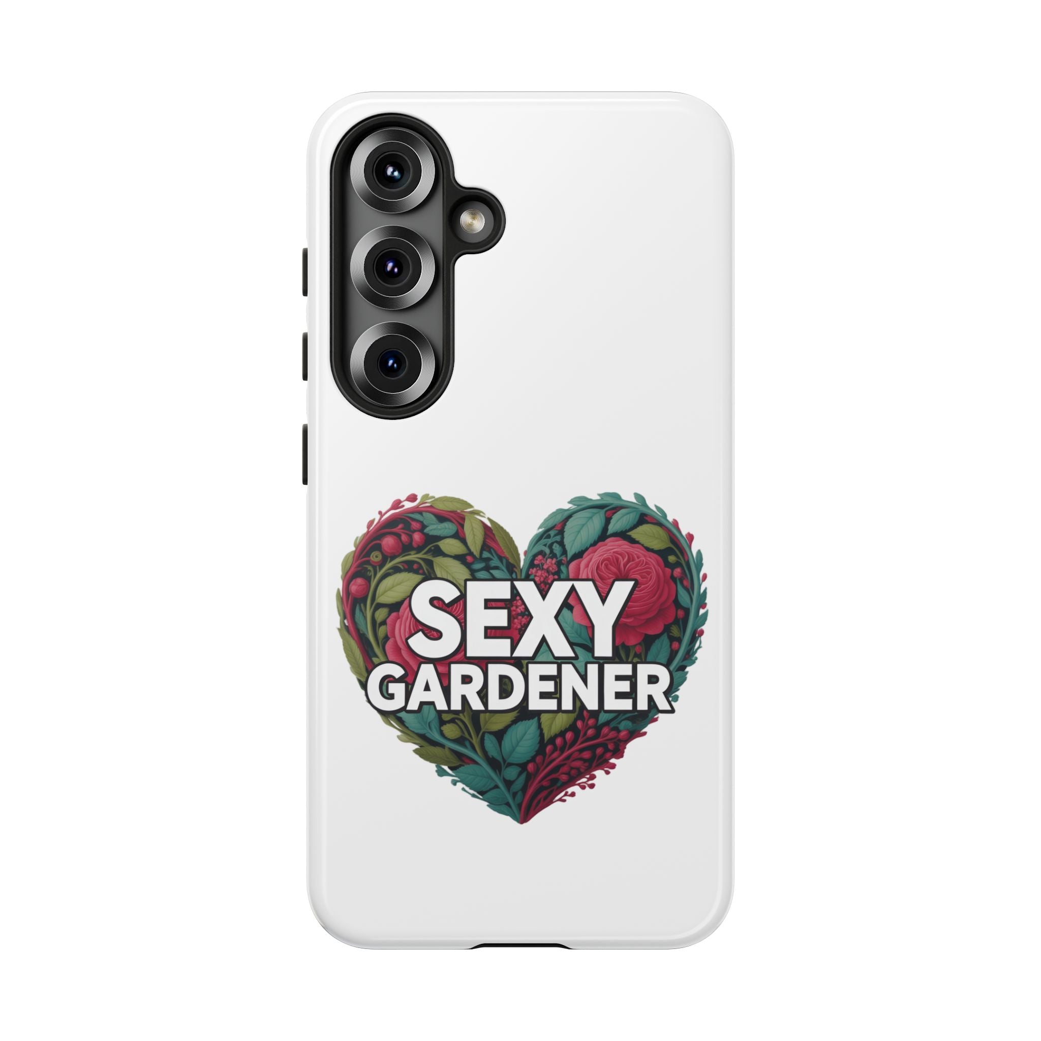 Sexy Gardener Phone Case — Floral Heart Garden Lover Tough Case