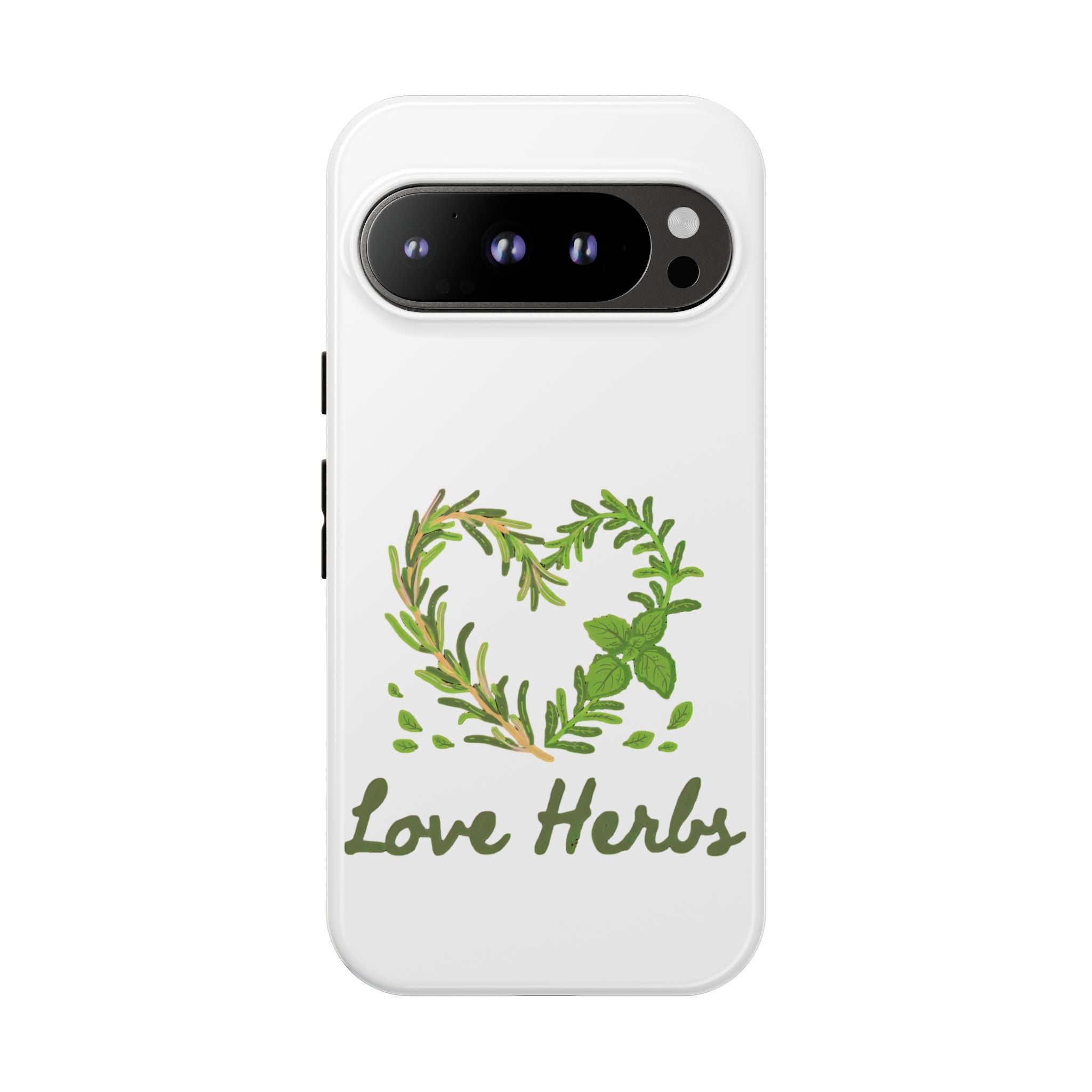 Herb Heart Phone Case - "Love Herbs" Botanical iPhone Cover