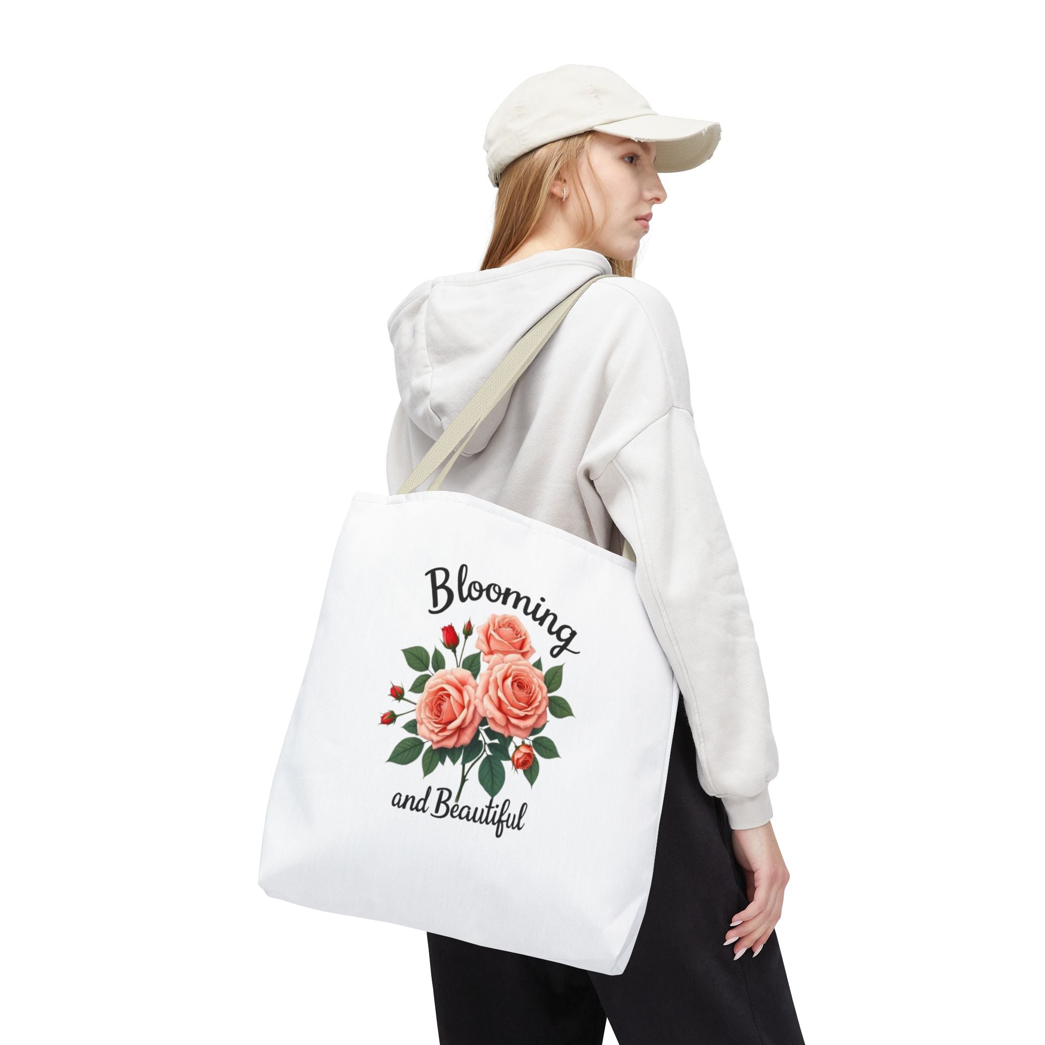 Blooming and Beautiful Floral Tote Bag