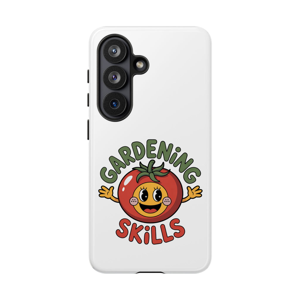 Gardening Skills Phone Case — Cute Tomato Plant Lover Protective Cover