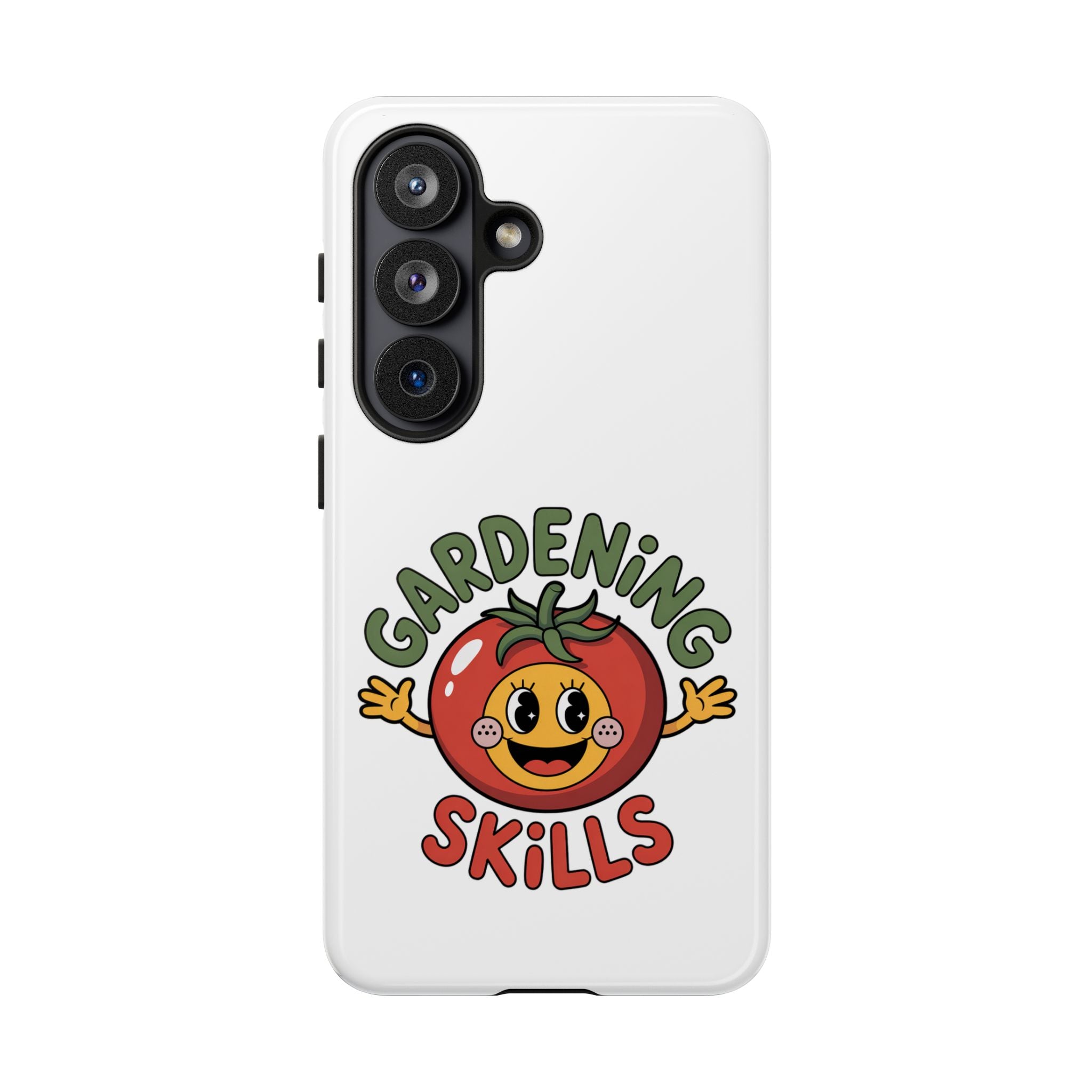 Gardening Skills Phone Case — Cute Tomato Plant Lover Protective Cover