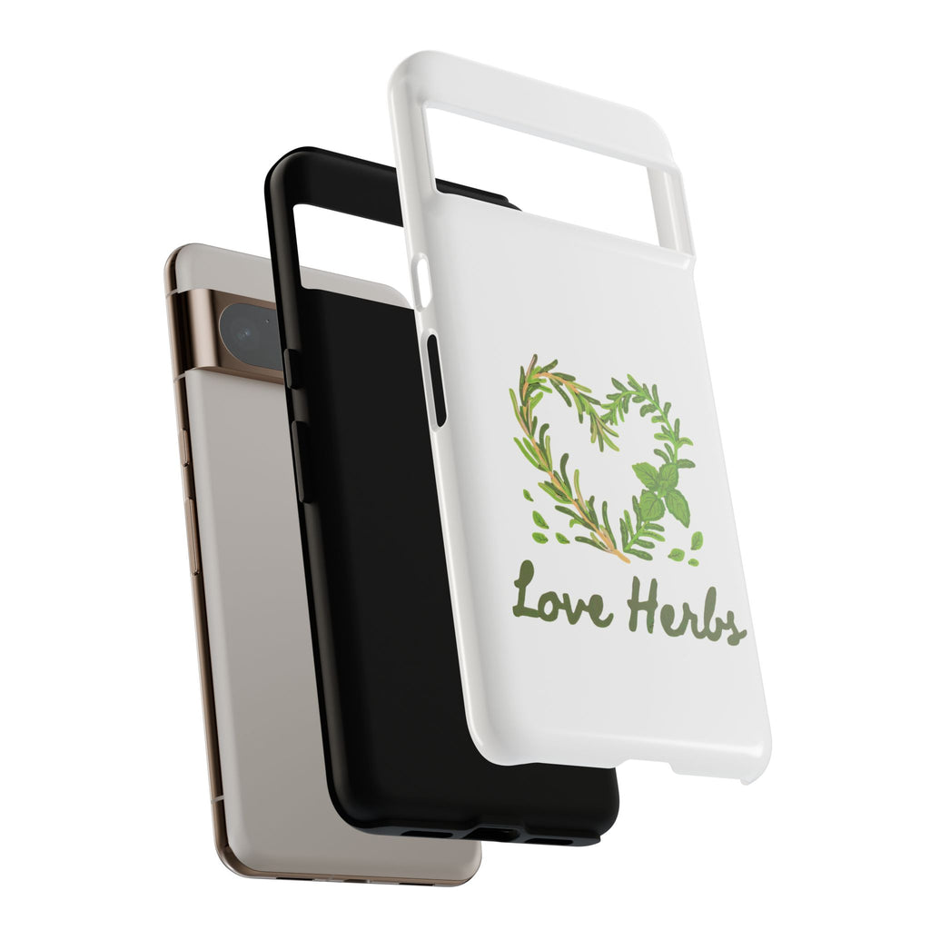 Herb Heart Phone Case - "Love Herbs" Botanical iPhone Cover
