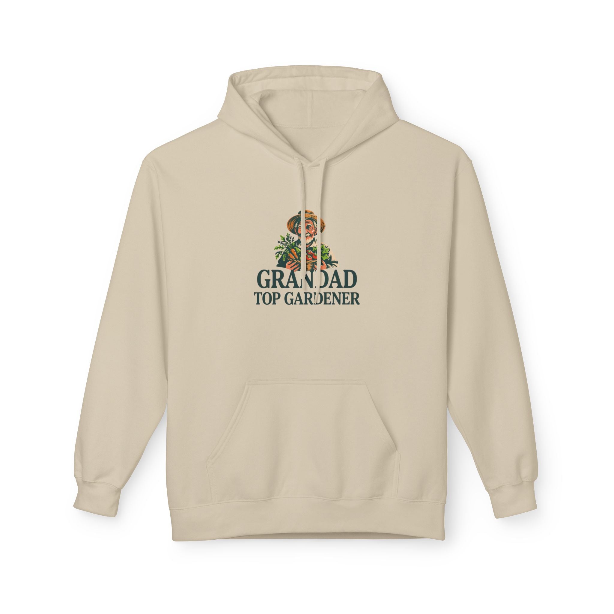 Grandad Top Gardener Hoodie – Floral Gardening Gift for Grandpa