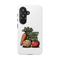 Grow Your Own Vegetables Phone Case — Gardening Carrot Potato Tomato Design