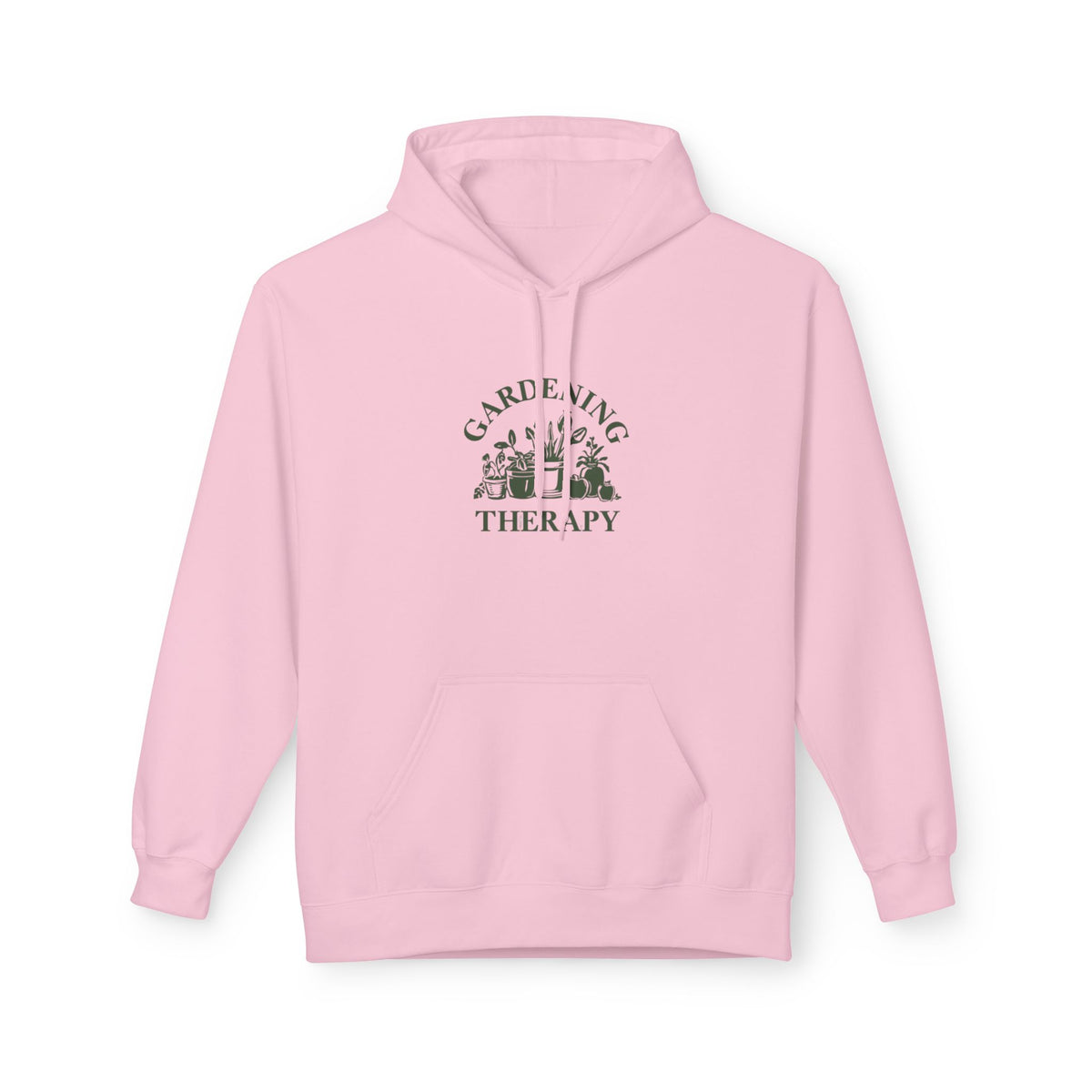 Gardening Therapy Hoodie — 'Gardening Therapy' Floral Graphic Hoodie