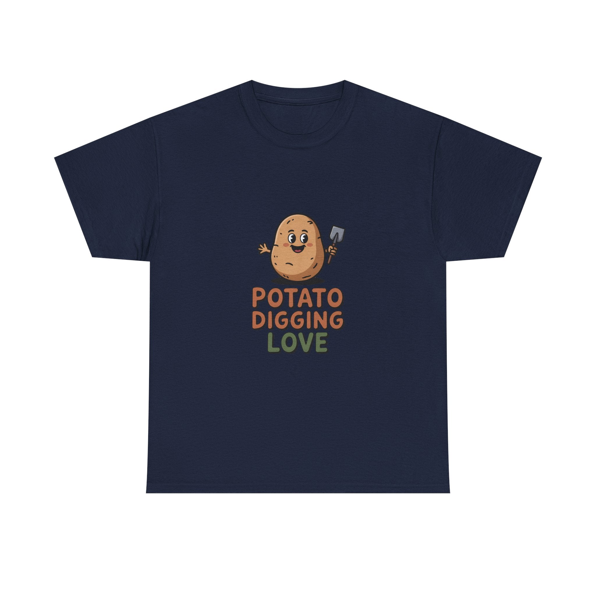 T-Shirt — "Potato Digging Love" Cute Gardening Veggie Tee