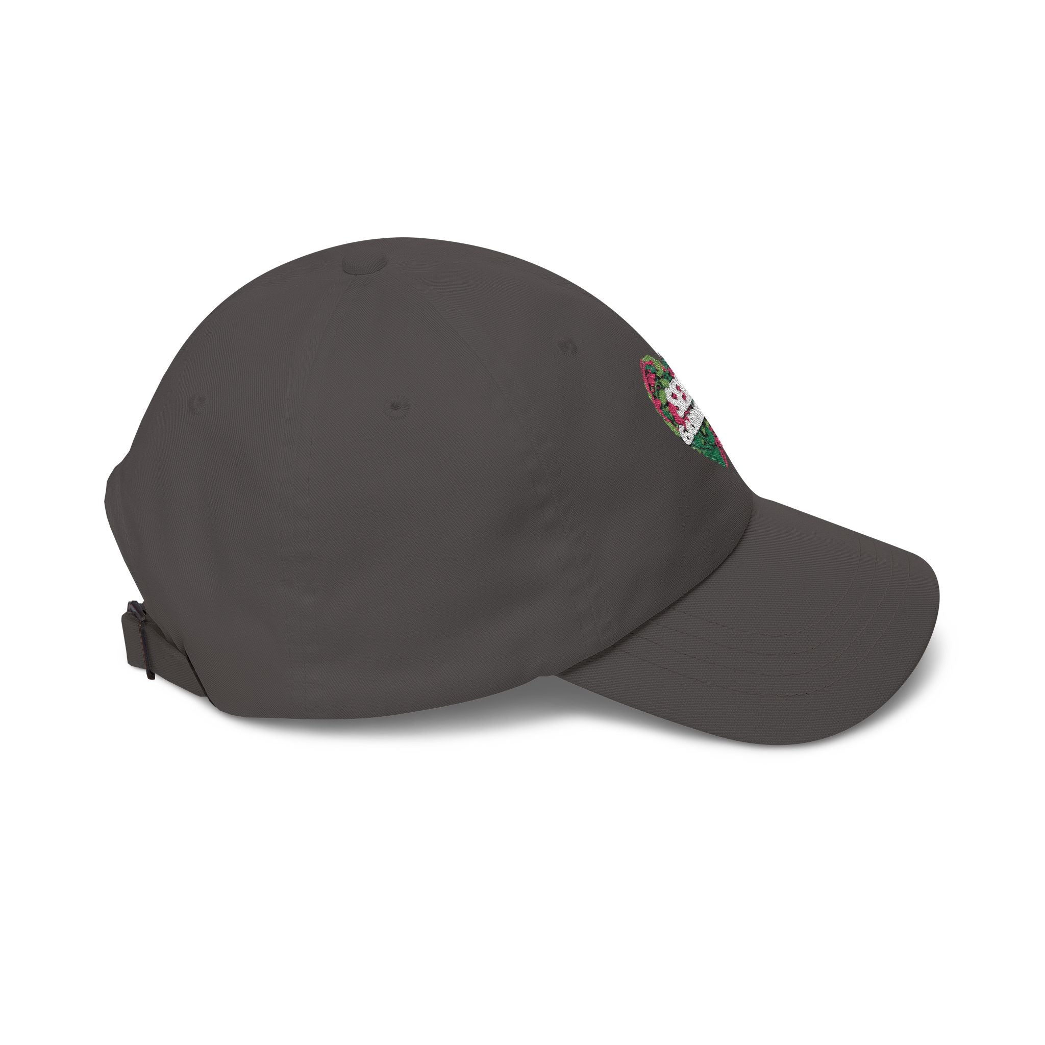 Classic Dad Cap — "Sexy Gardener" Floral Heart Embroidered Hat