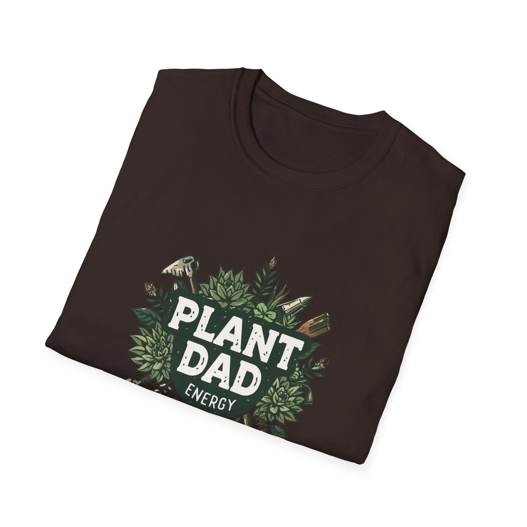 Plant Dad T-Shirt — Funny Gardener Shirt with Botanical Tools