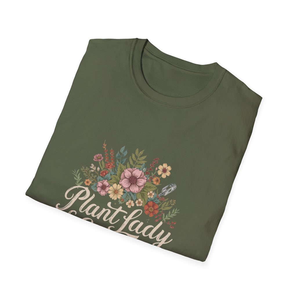 Delicate Floral T-Shirt - “Plant Lady Energy"
