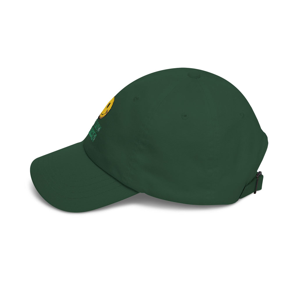 Dad Cap - 'Let’s Grow a Garden' Smiley Embroidered Hat