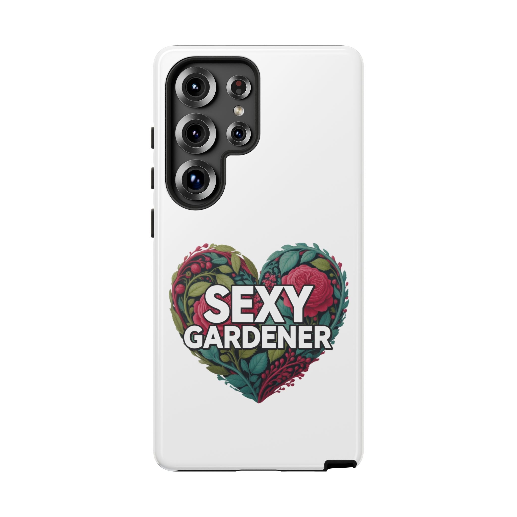 Sexy Gardener Phone Case — Floral Heart Garden Lover Tough Case
