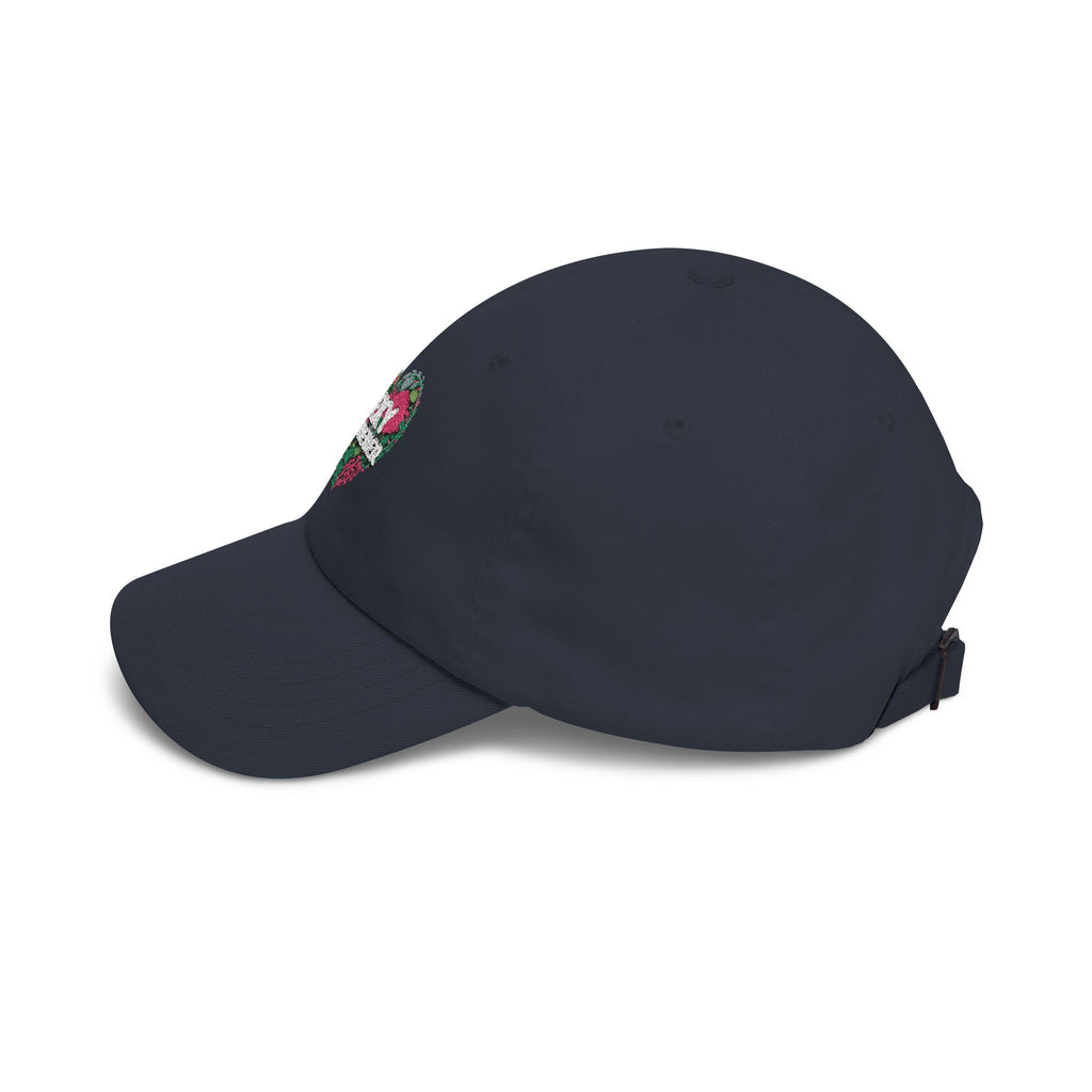 Classic Dad Cap — "Sexy Gardener" Floral Heart Embroidered Hat