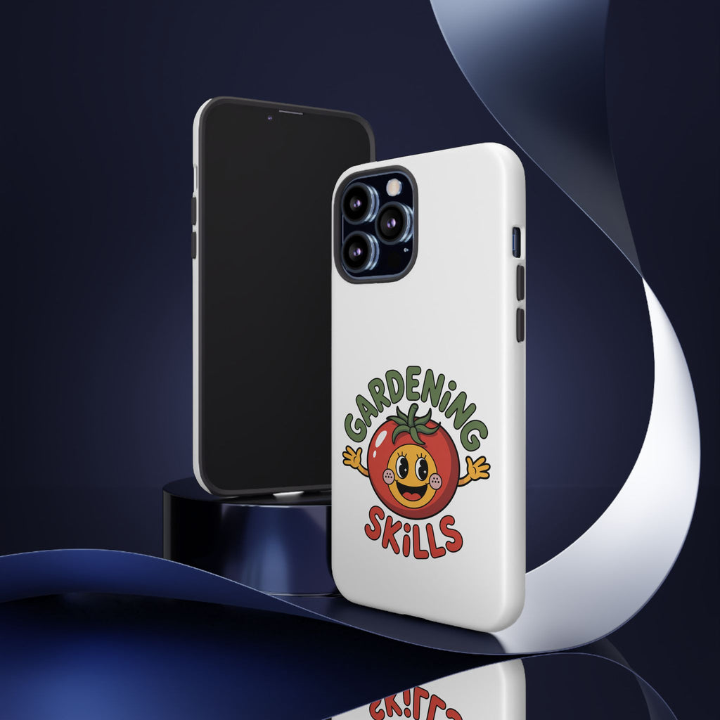 Gardening Skills Phone Case — Cute Tomato Plant Lover Protective Cover