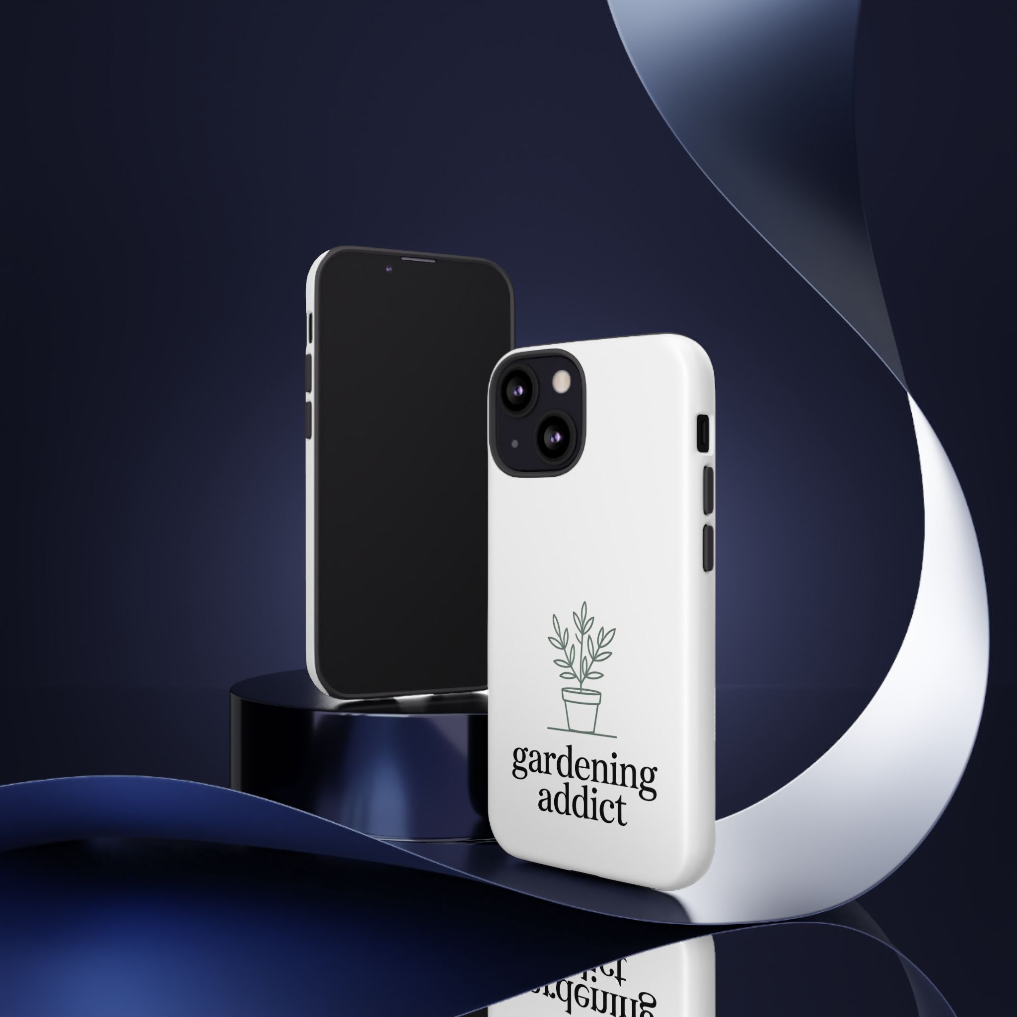 Phone Case — 'gardening addict' Minimal Plant Design