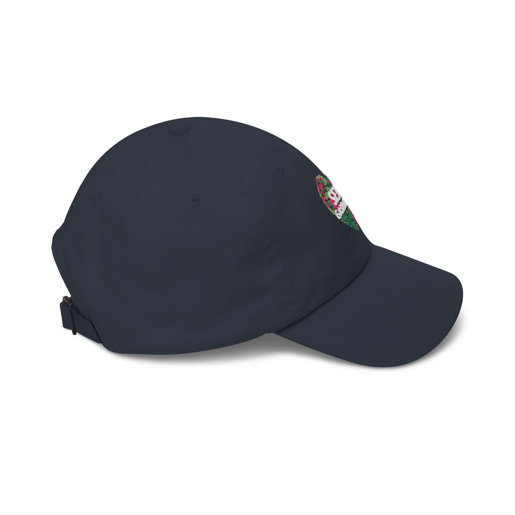 Classic Dad Cap — "Sexy Gardener" Floral Heart Embroidered Hat