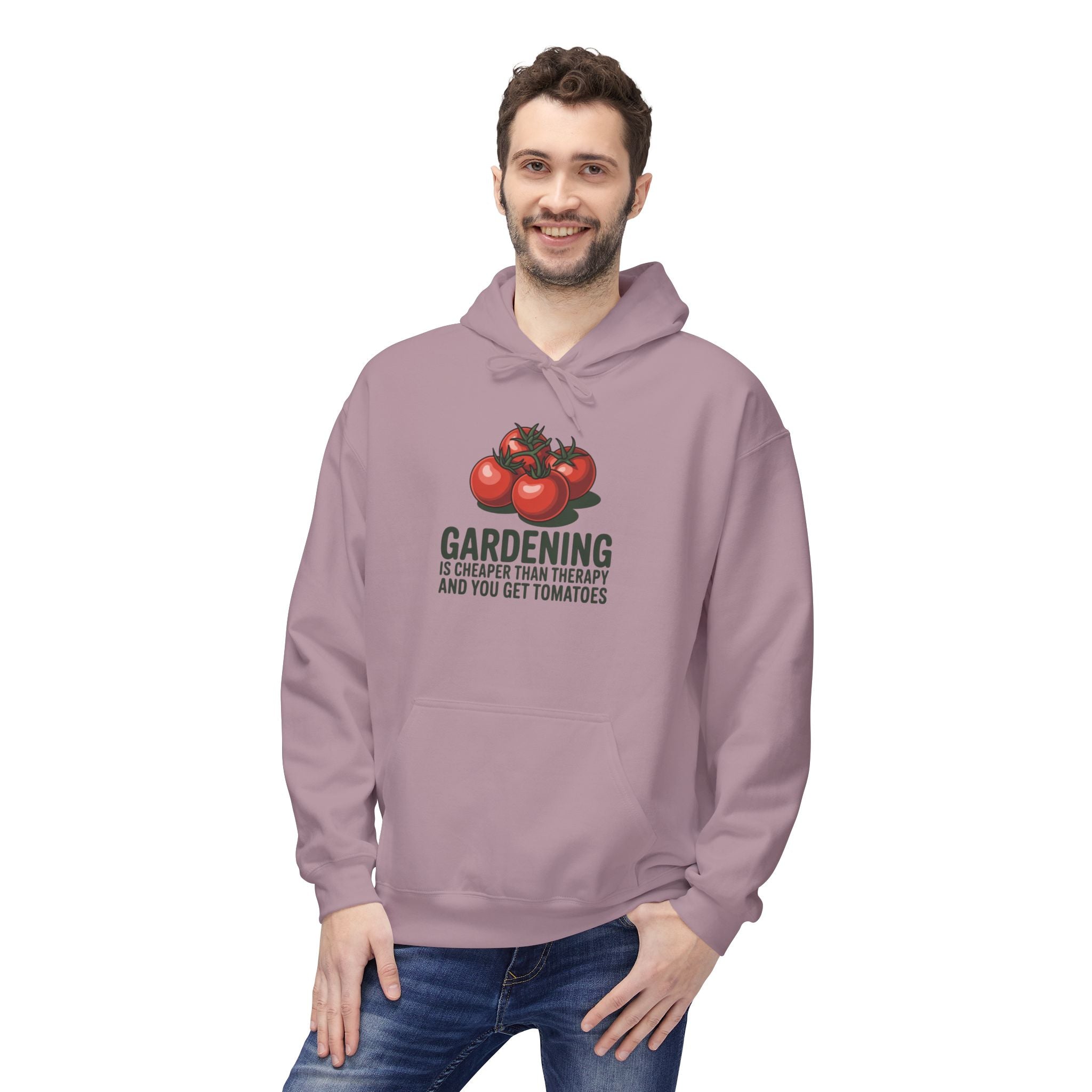 Gardening Is Cheaper Than Therapy Hoodie – Funny Tomato Gardeners Pullover
