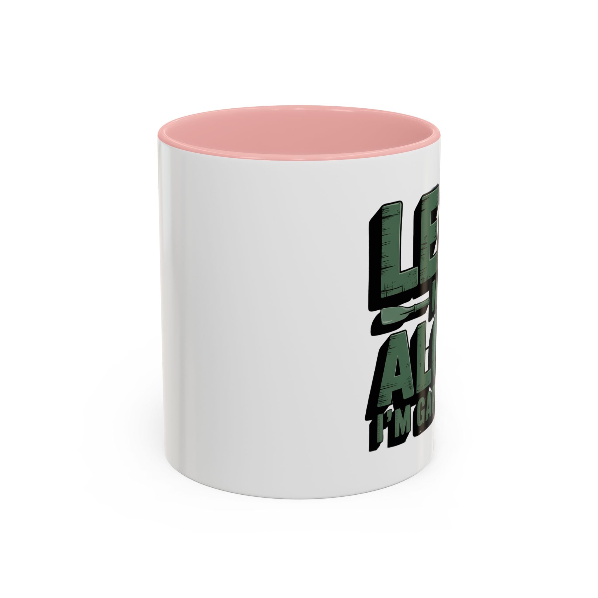 Gardening Mug — "Leaf Me Alone, I’m Gardening" Accent Coffee Cup