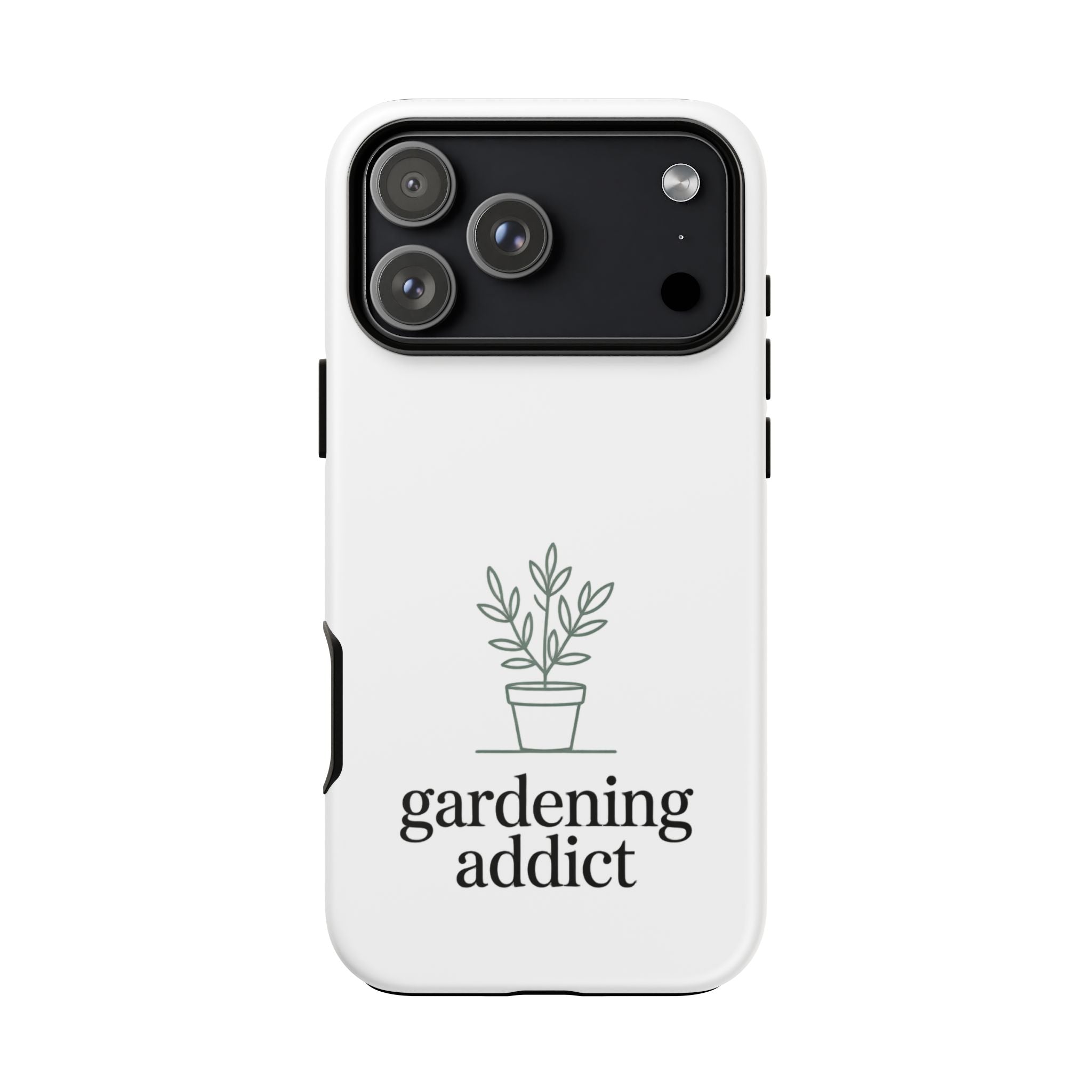 Phone Case — 'gardening addict' Minimal Plant Design
