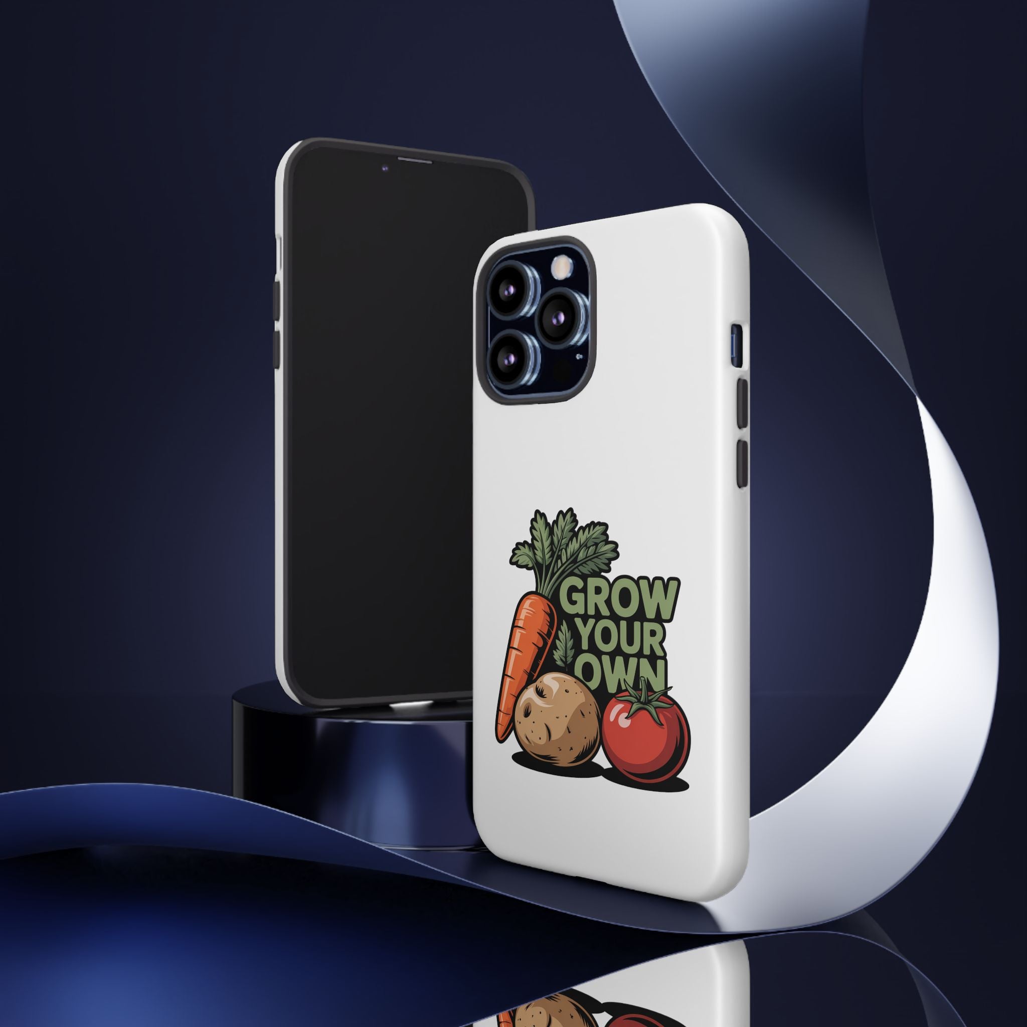 Grow Your Own Vegetables Phone Case — Gardening Carrot Potato Tomato Design