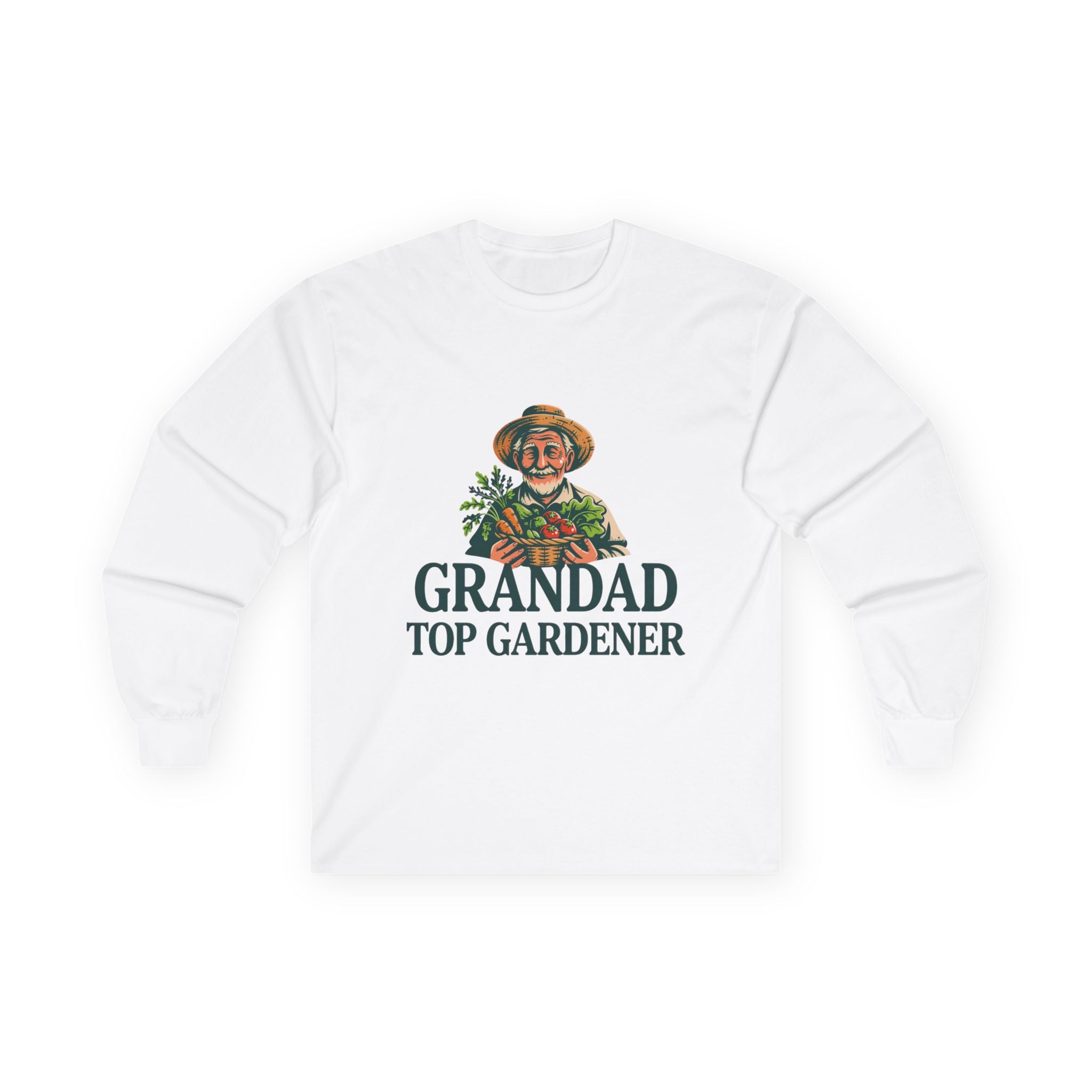 Grandad Top Gardener Long Sleeve Tee — Gardening Gift for Grandpa