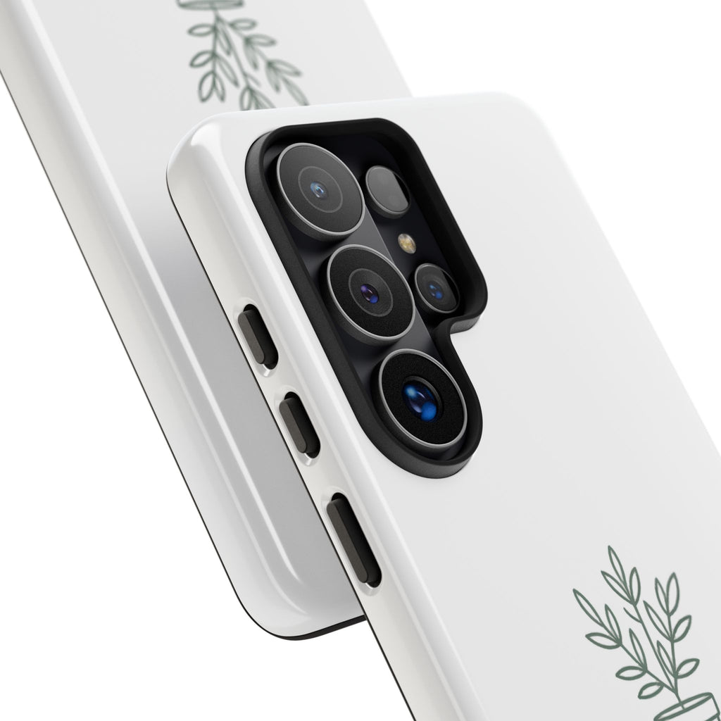 Phone Case — 'gardening addict' Minimal Plant Design