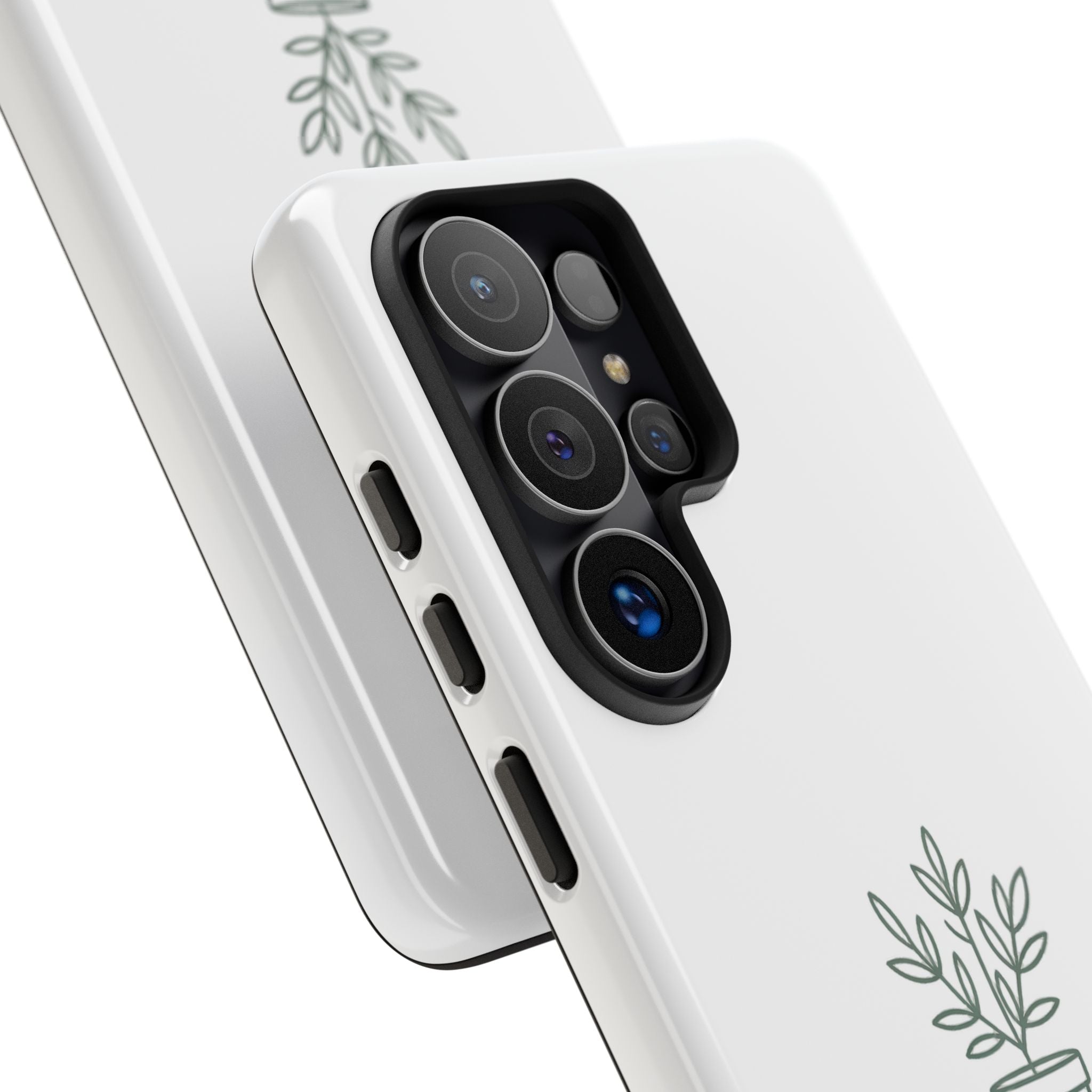 Phone Case — 'gardening addict' Minimal Plant Design