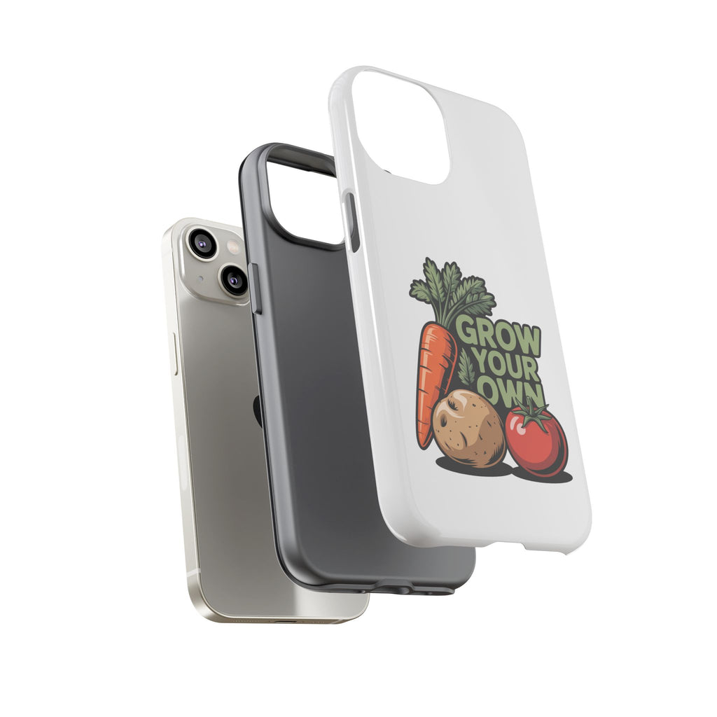 Grow Your Own Vegetables Phone Case — Gardening Carrot Potato Tomato Design
