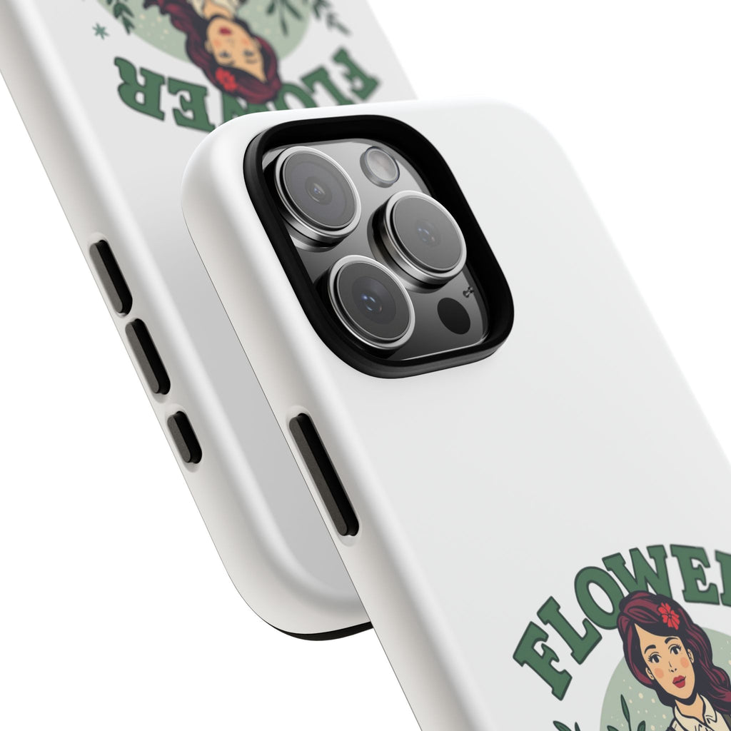 Phone Case - 'Flower Power' Retro Gardener Floral Protective Case