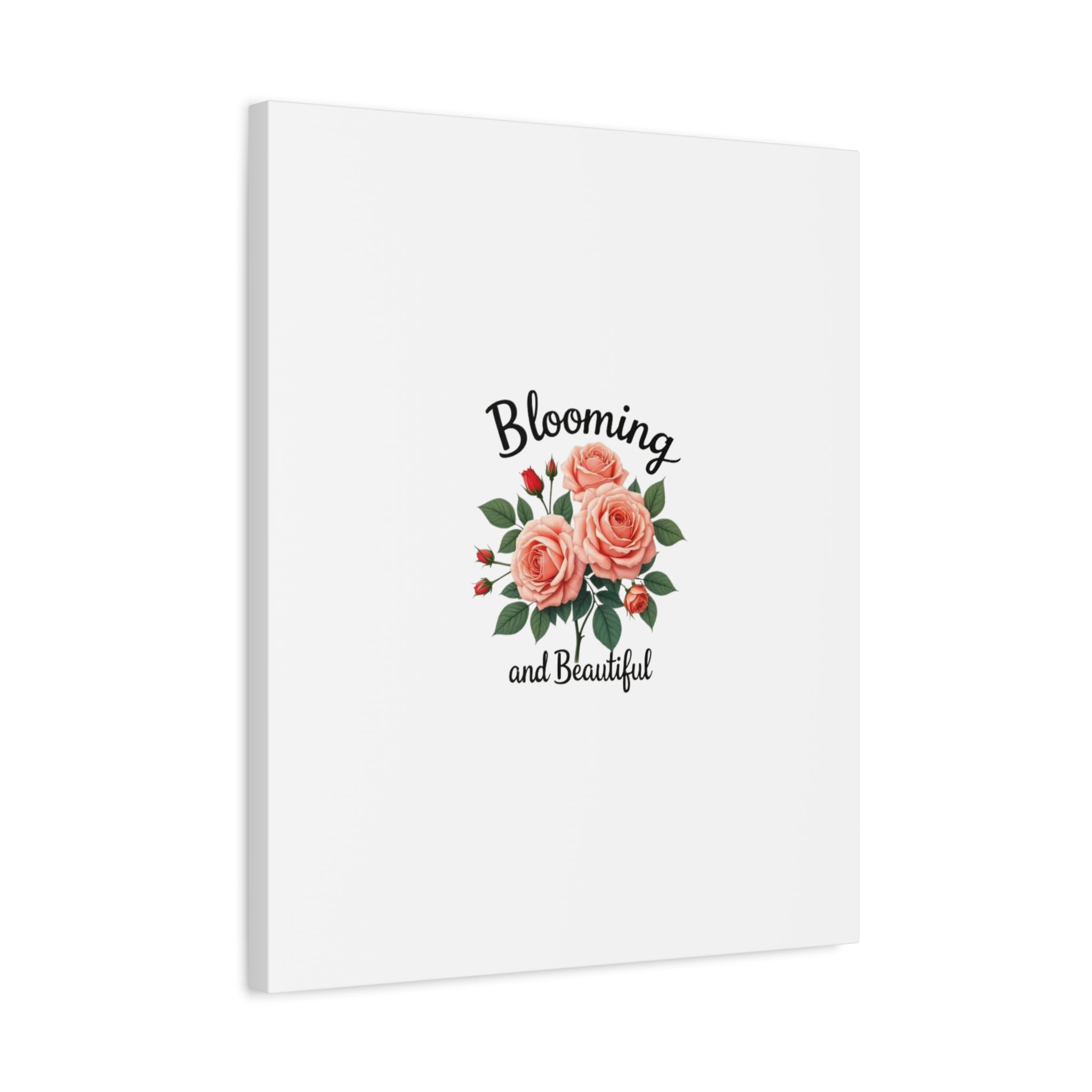 Blooming and Beautiful Rose Bouquet Canvas Wall Art