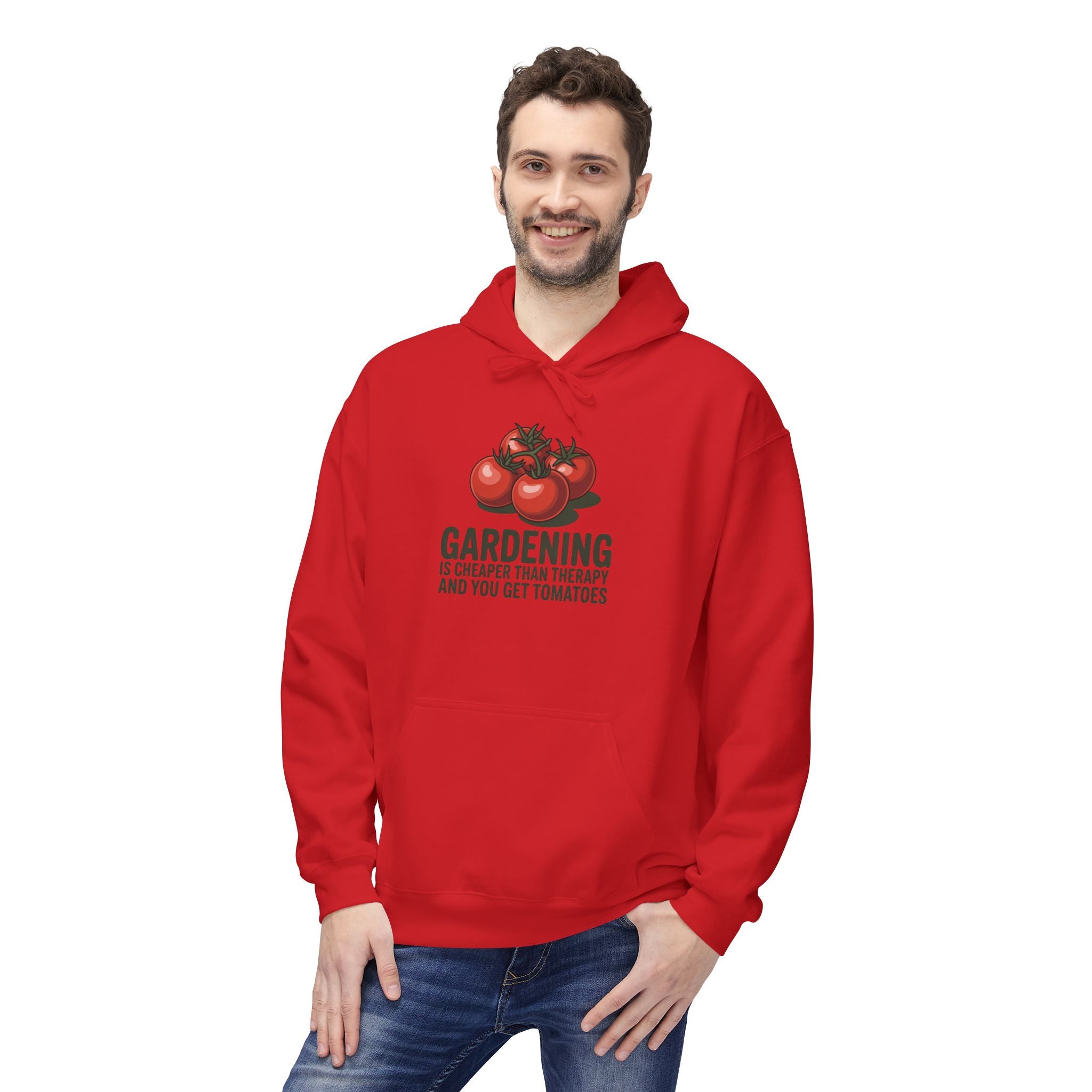 Gardening Is Cheaper Than Therapy Hoodie – Funny Tomato Gardeners Pullover