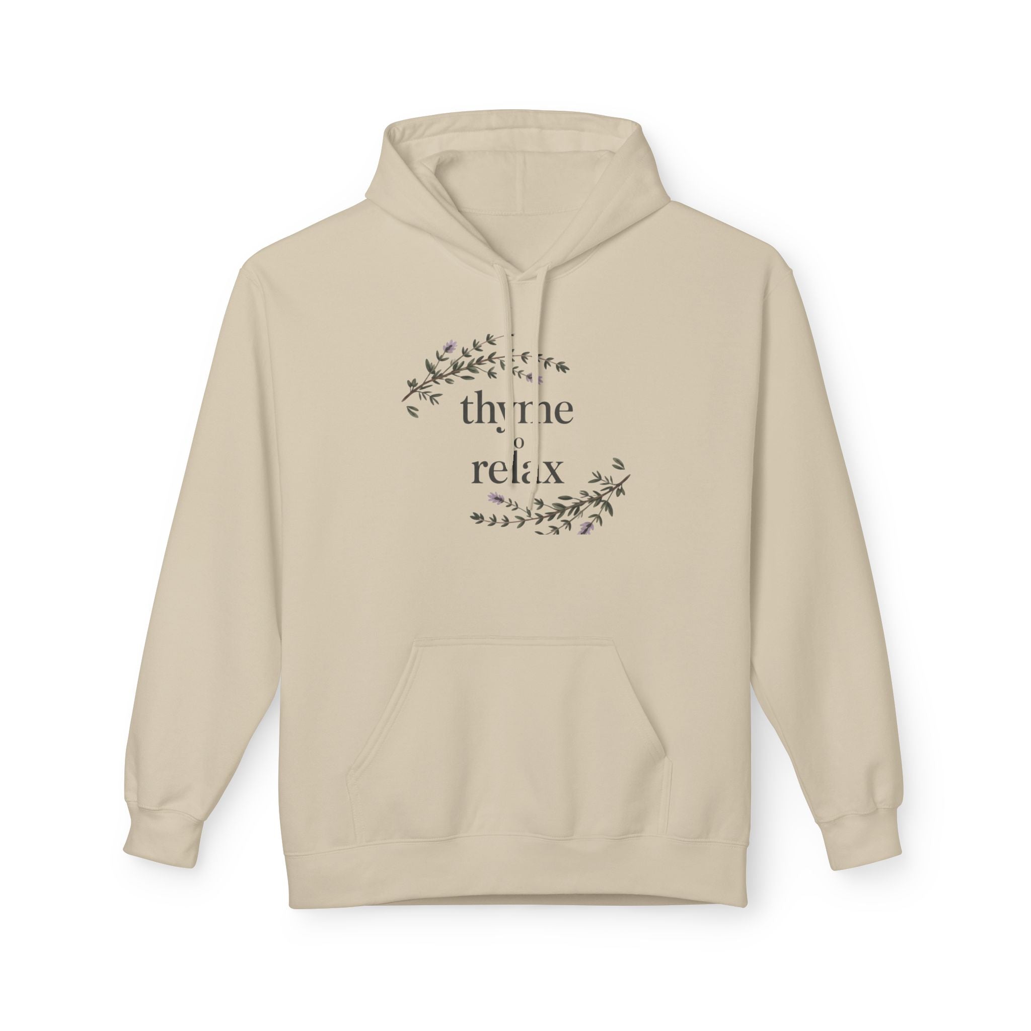 Thyme to Relax Hoodie — Botanical Relaxation Pullover