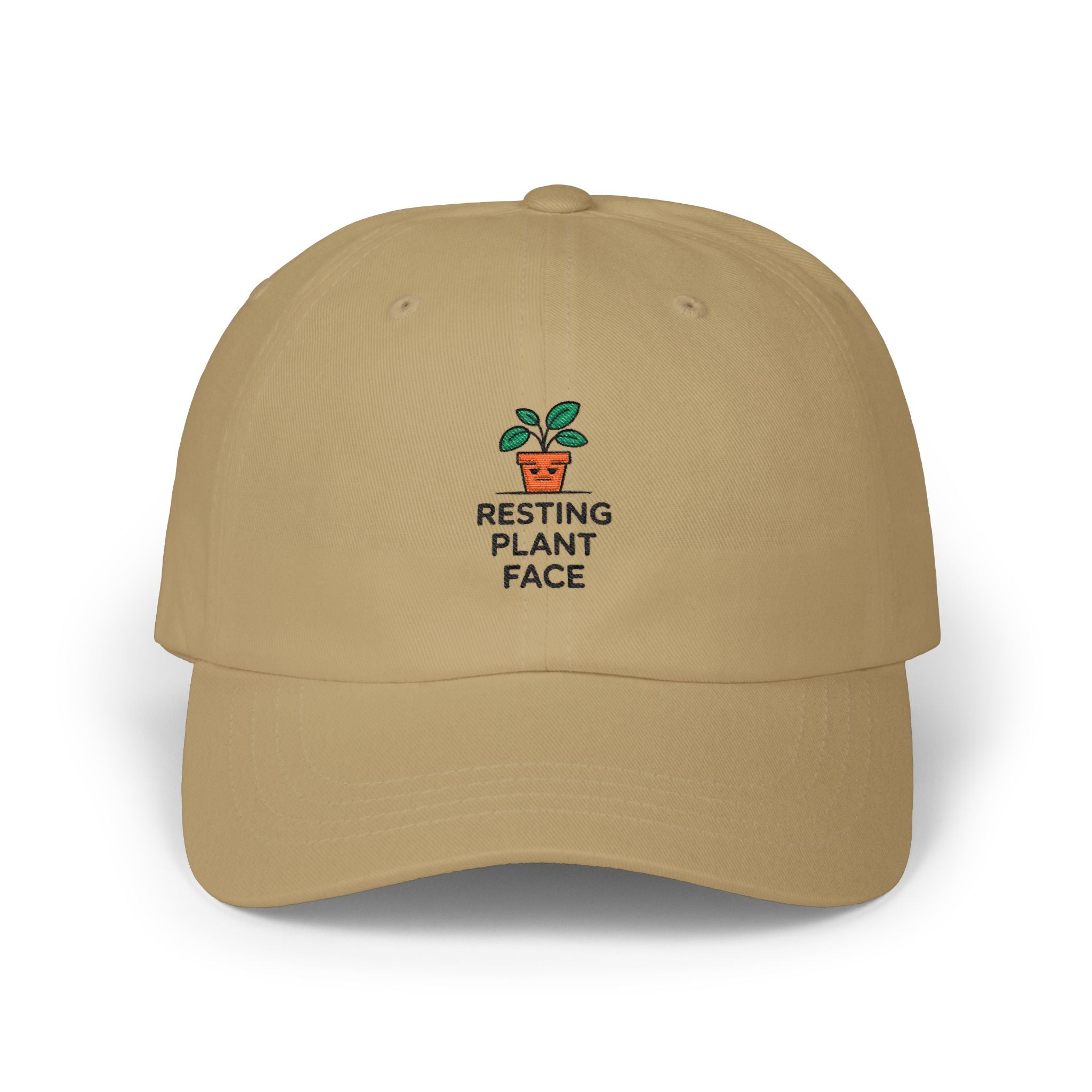 Dad Cap — "Resting Plant Face" Plant Lover Hat