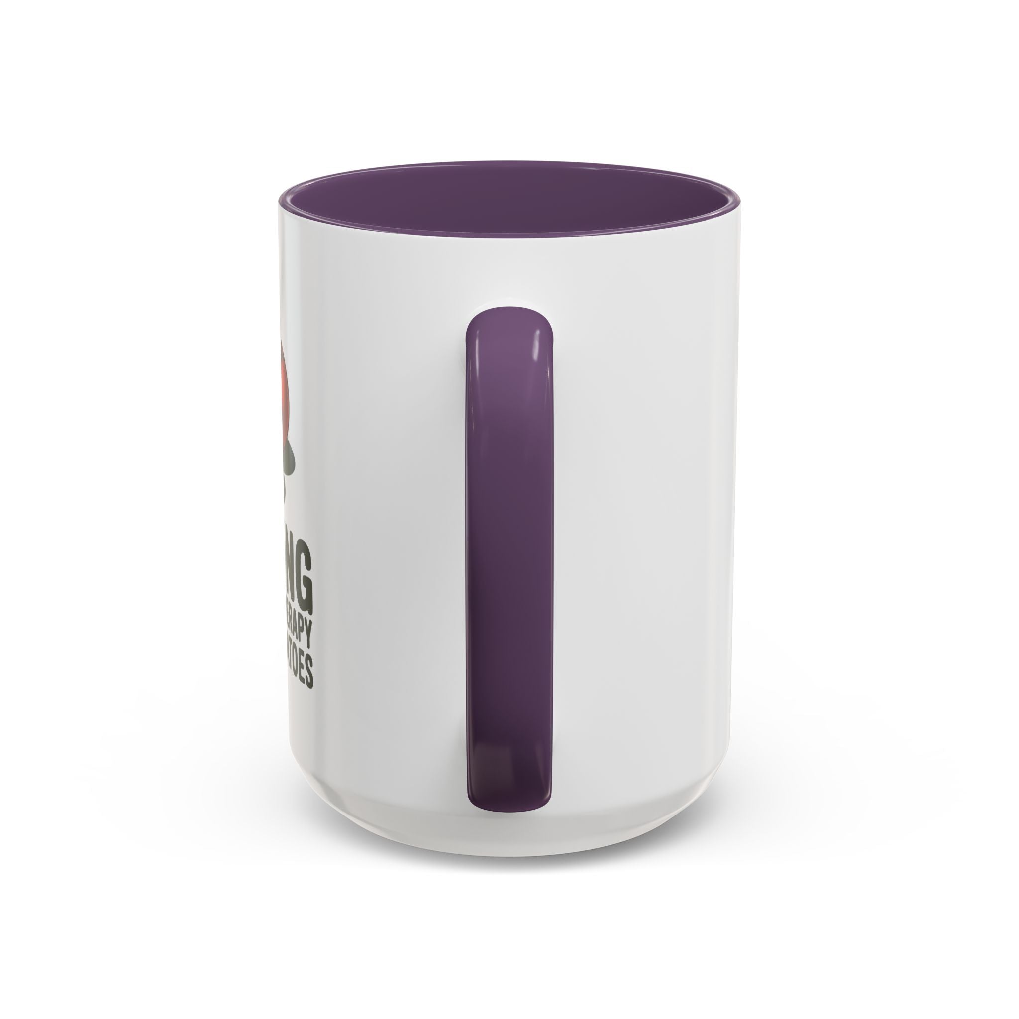 Gardening Coffee Mug – “Gardening Is Cheaper Than Therapy and You Get Tomatoes” Accent Mug