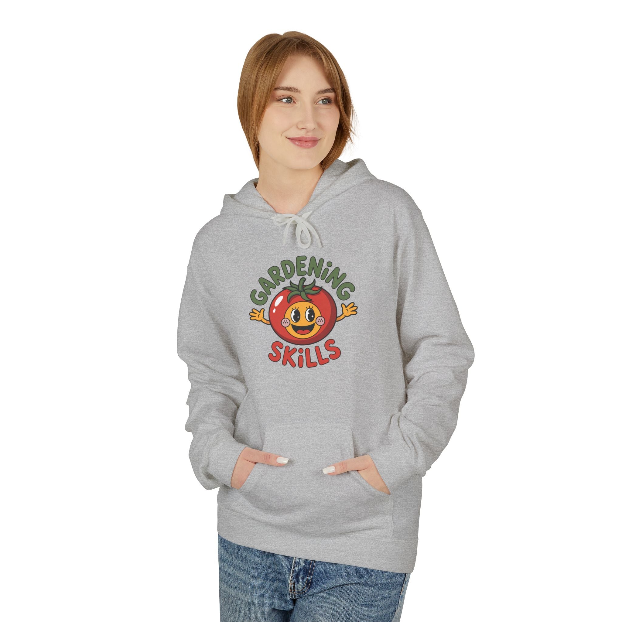 Gardening Skills Hoodie — Cute Tomato Illustration Gardeners Gift