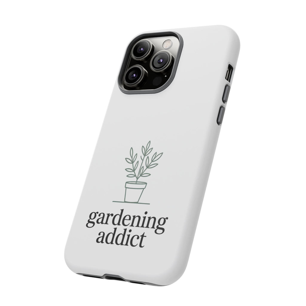 Phone Case — 'gardening addict' Minimal Plant Design