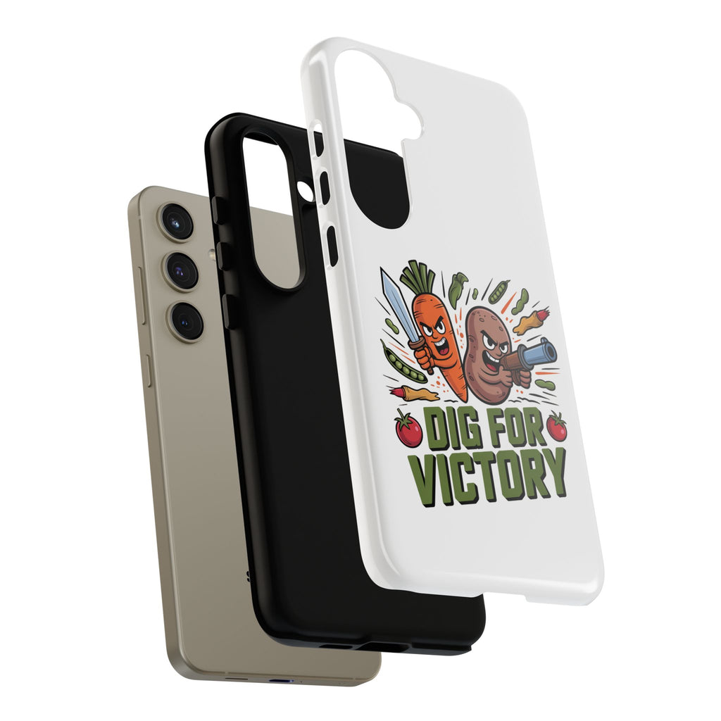 Phone Case — 'Dig For Victory' Veggie Combat Garden Design