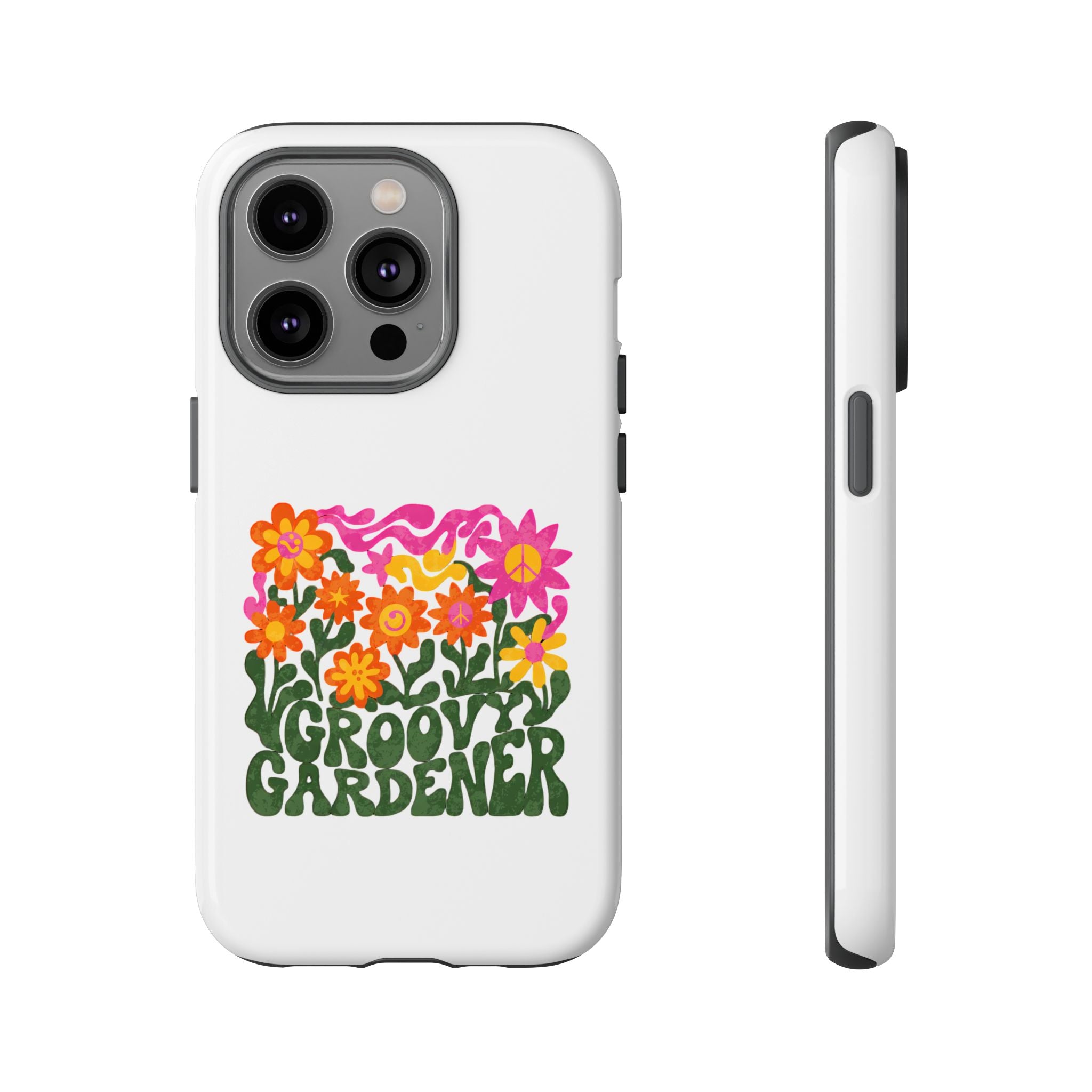 Groovy Gardener Phone Case - Retro Floral iPhone Cover