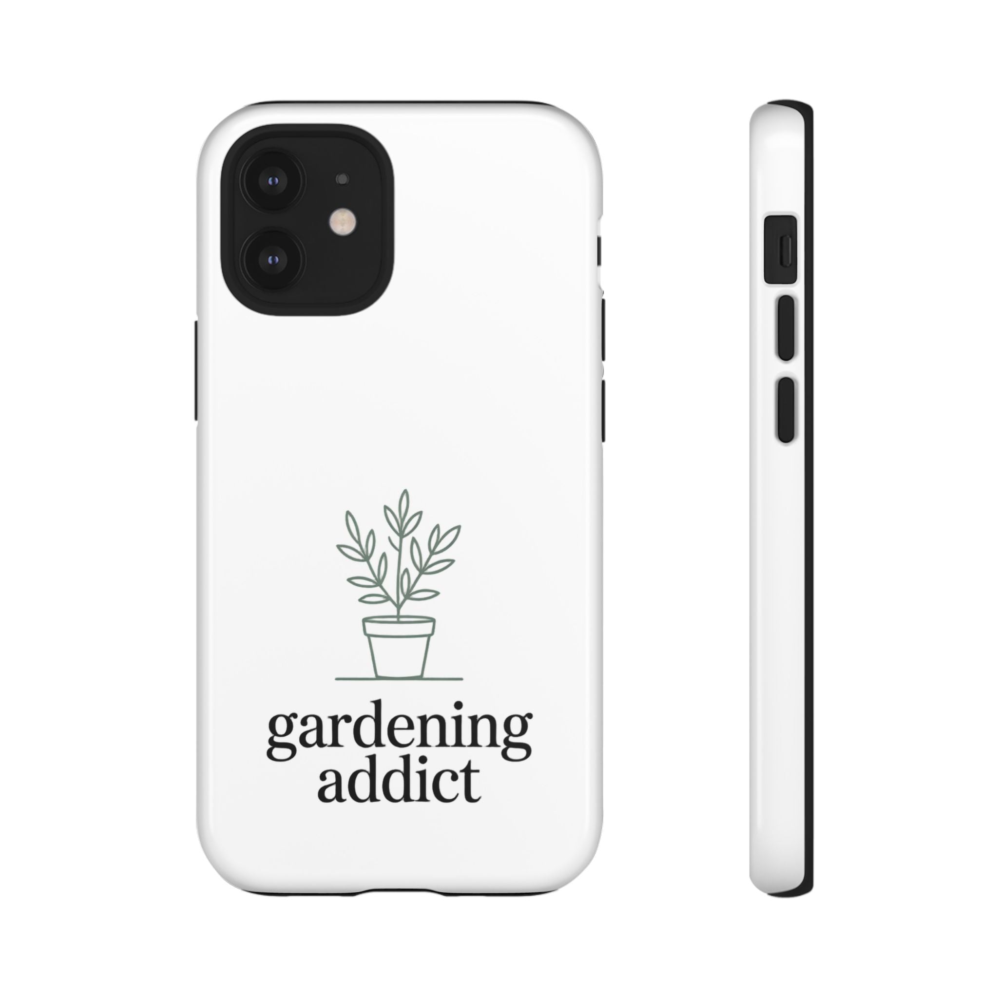 Phone Case — 'gardening addict' Minimal Plant Design