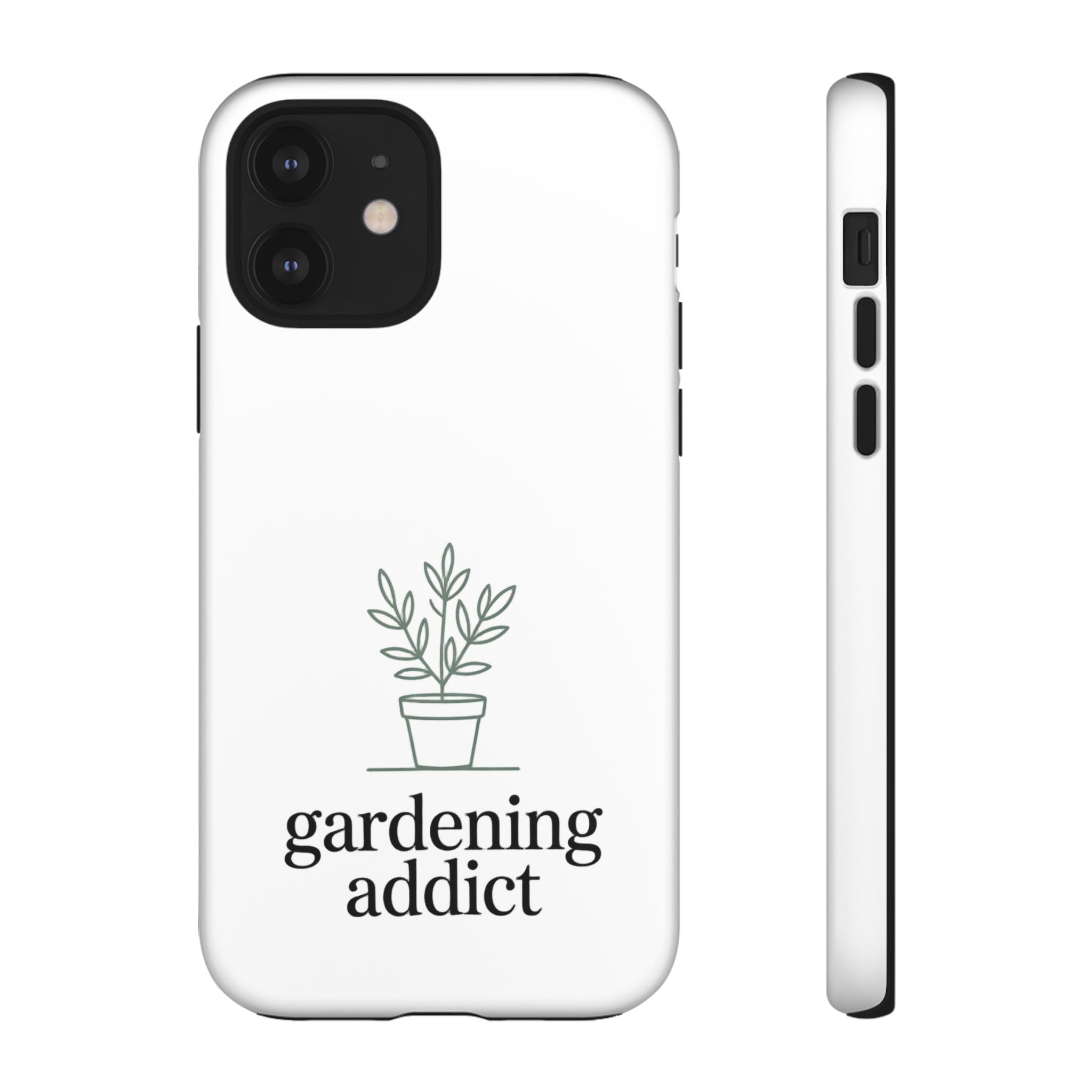 Phone Case — 'gardening addict' Minimal Plant Design