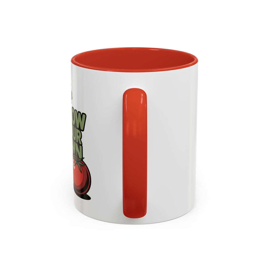 Grow Your Own Coffee Mug — Gardening Veggie Design (11/15oz Accent)
