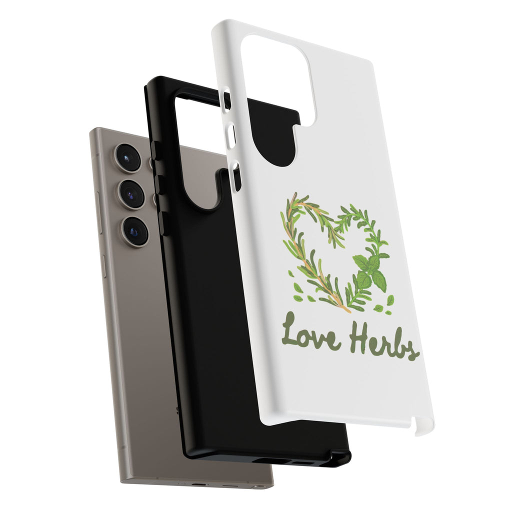 Herb Heart Phone Case - "Love Herbs" Botanical iPhone Cover