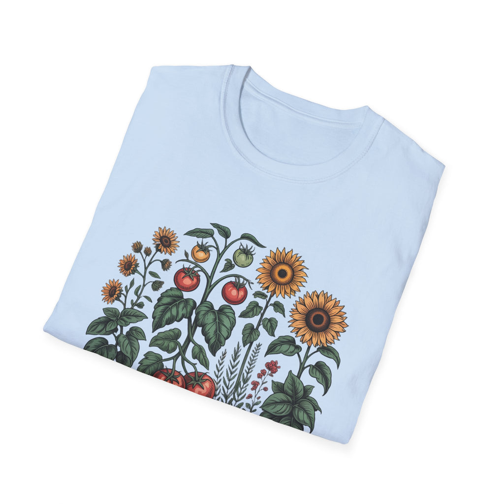 T-Shirt — Grow Your Own Magic Sunflower & Tomato Garden Tee