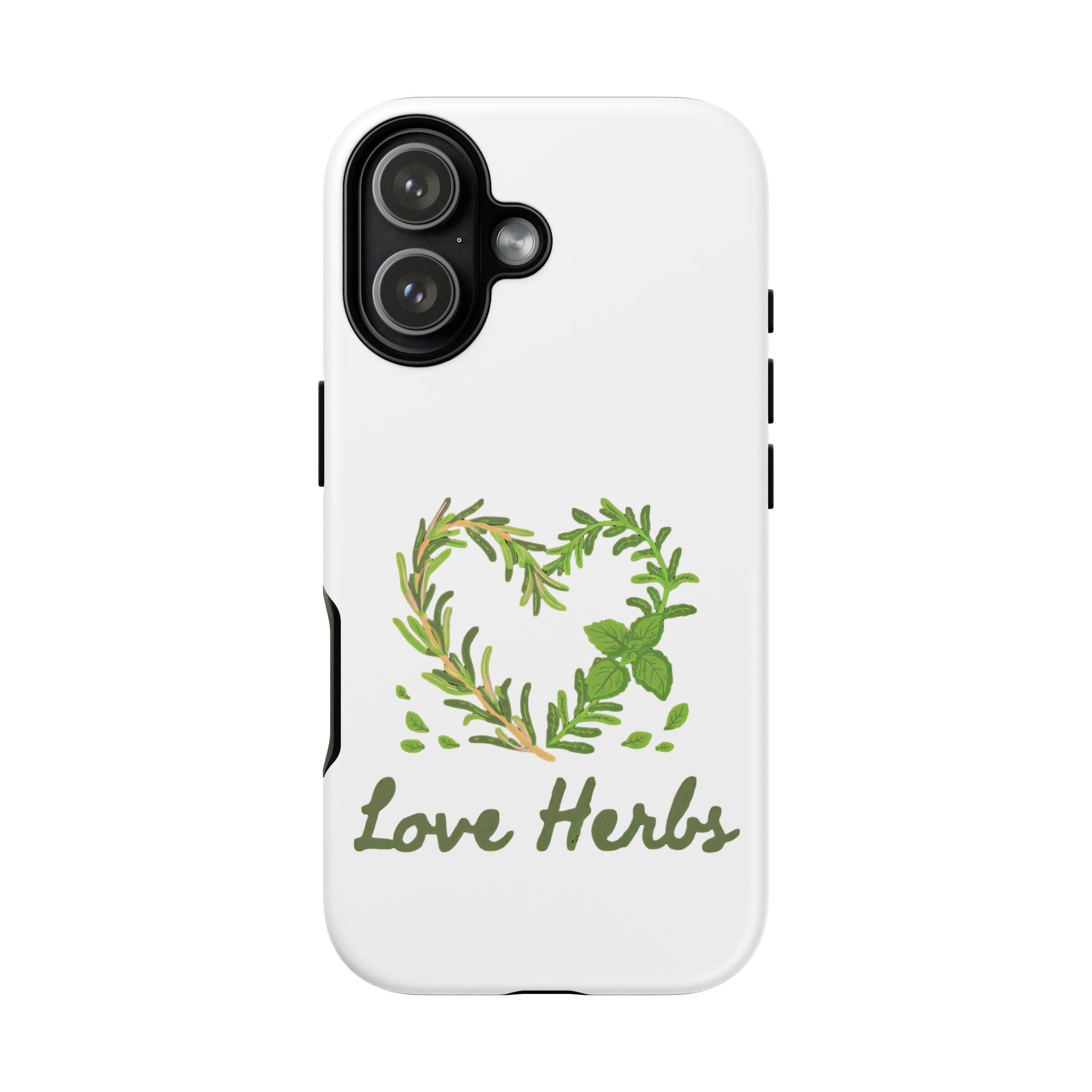 Herb Heart Phone Case - "Love Herbs" Botanical iPhone Cover
