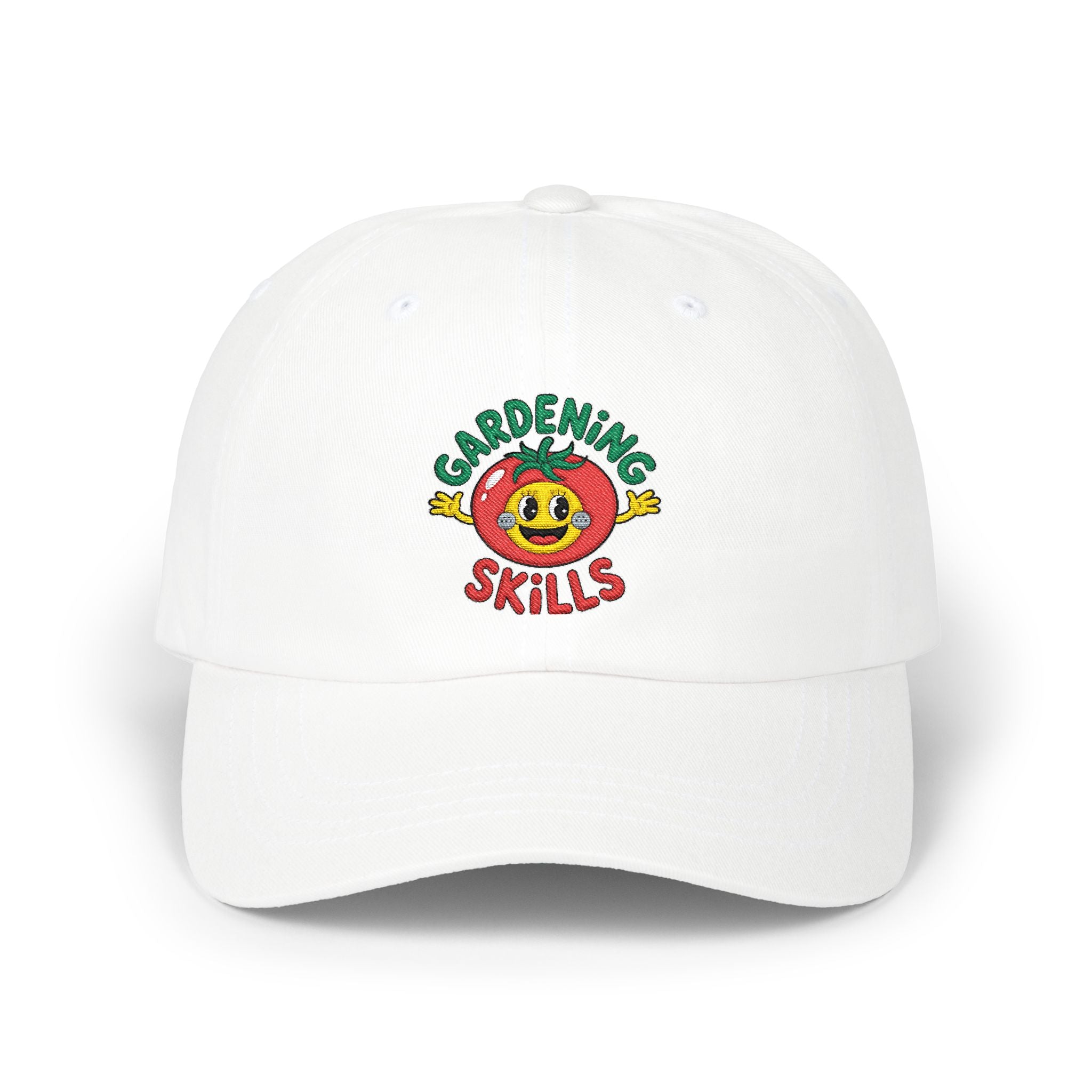 Gardening Skills Dad Cap — Embroidered Tomato Hat for Gardeners