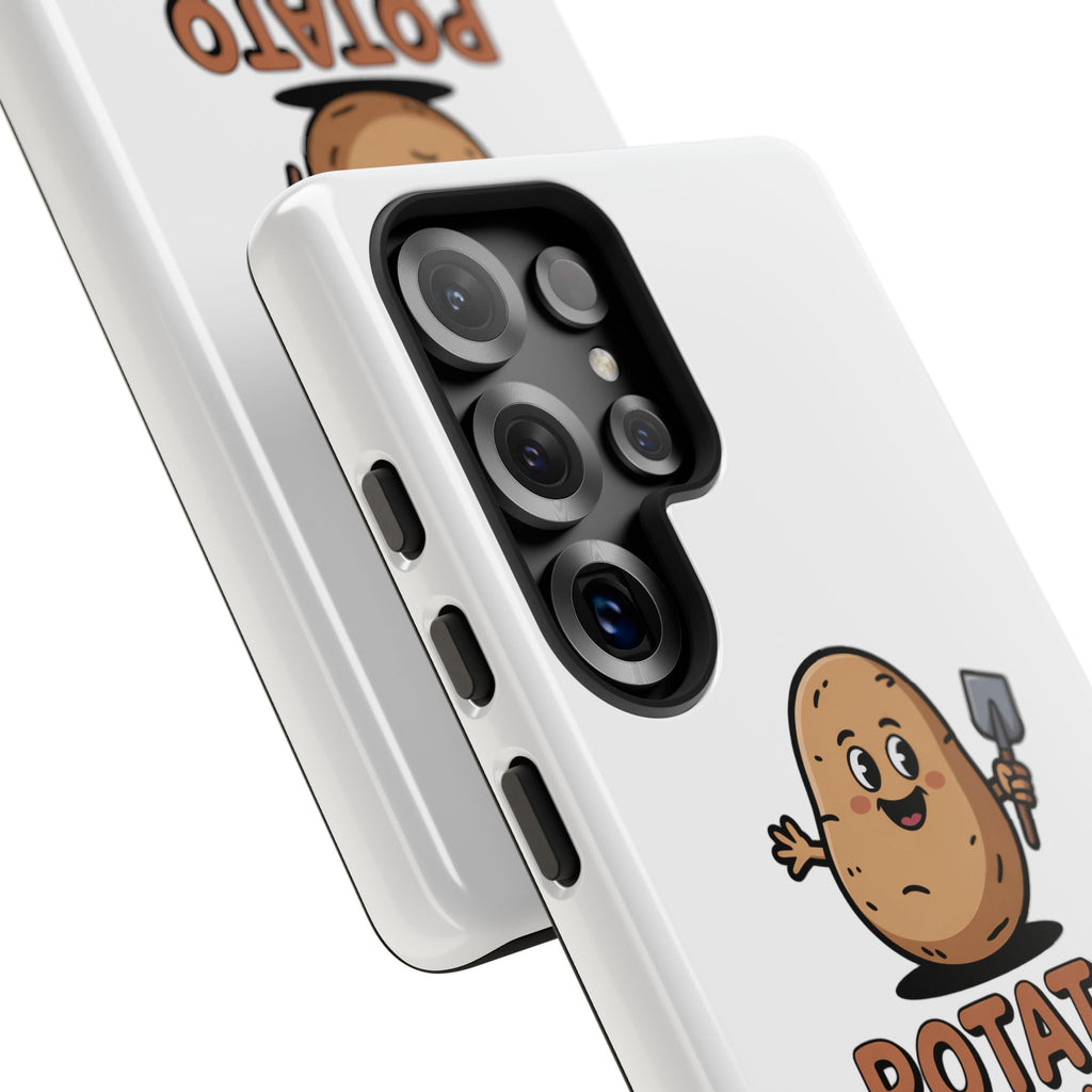 Phone Case — "Potato Digging Love" Cute Gardening Cartoon Protective Cover