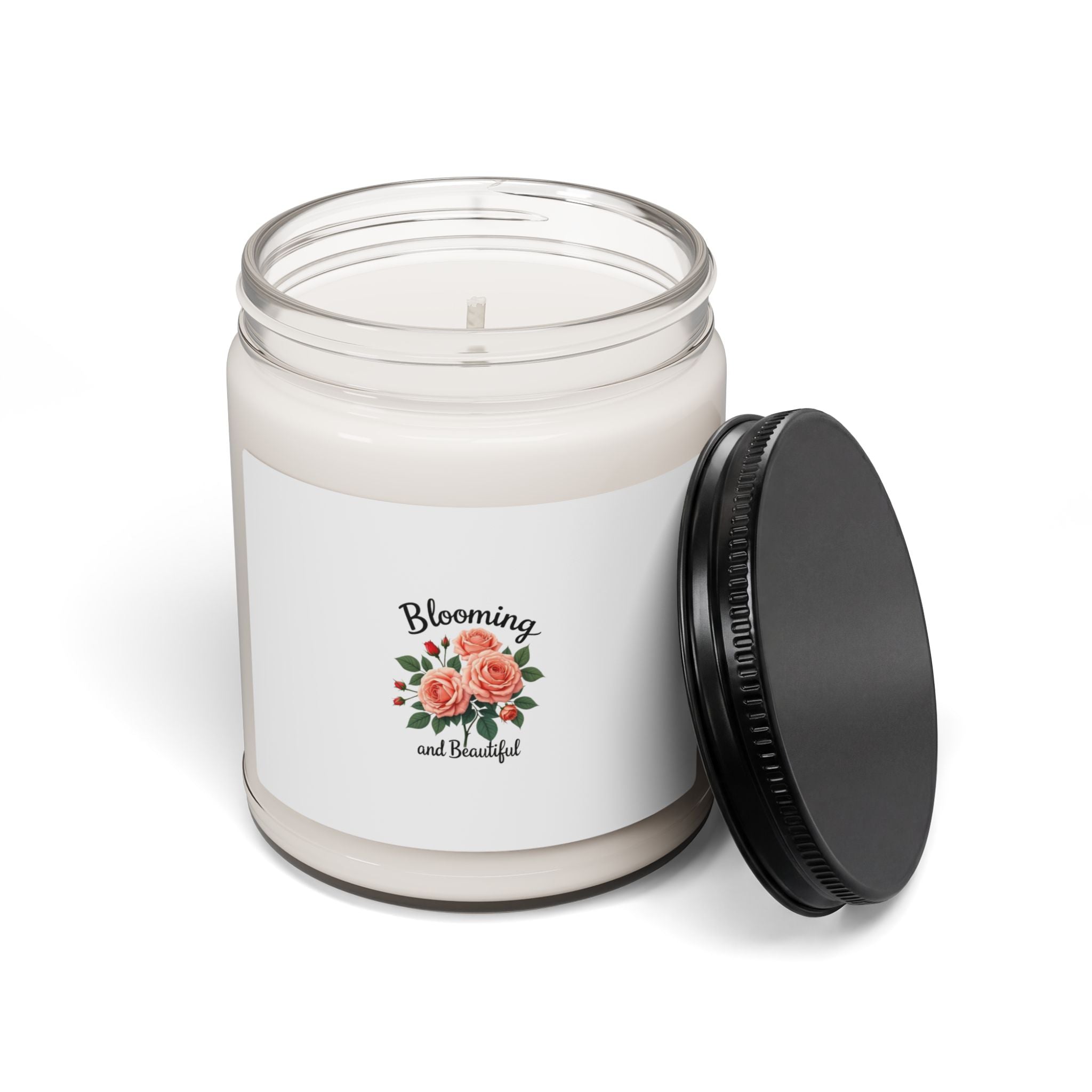 Blooming and Beautiful Scented Soy Candle — 9oz Floral Jar Candle