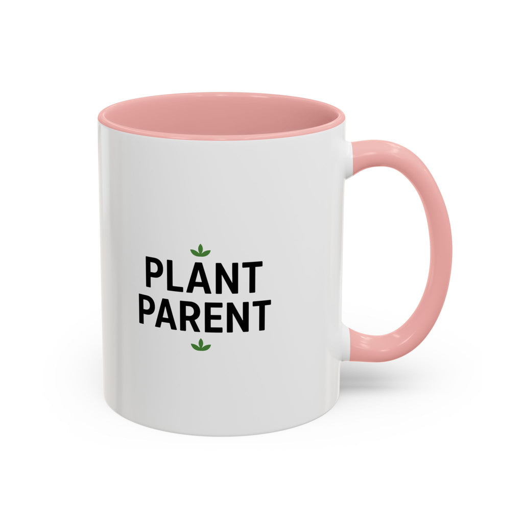 Plant Parent Accent Coffee Mug — Cute Green Houseplant Gift (11/15oz)