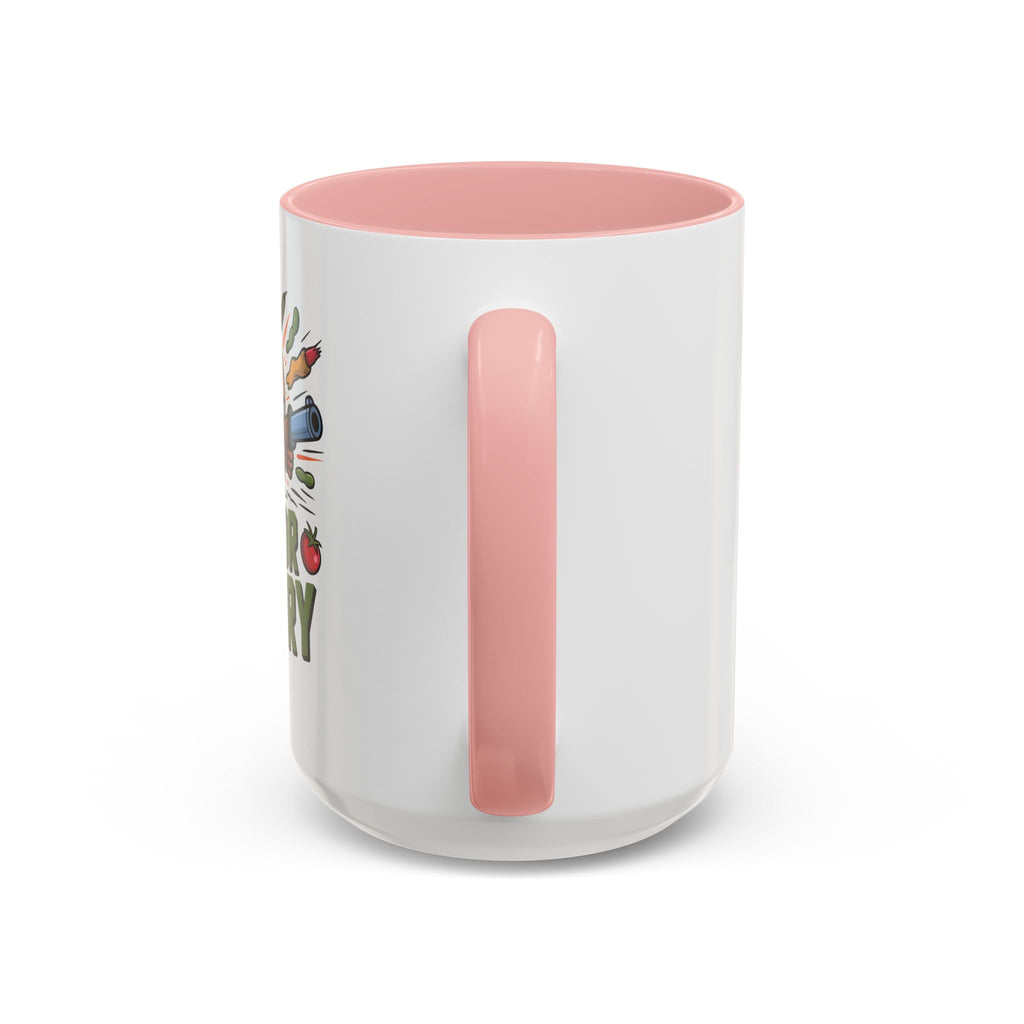 Dig For Victory Coffee Mug — Garden Veggie Cartoon Accent Mug (11/15oz)