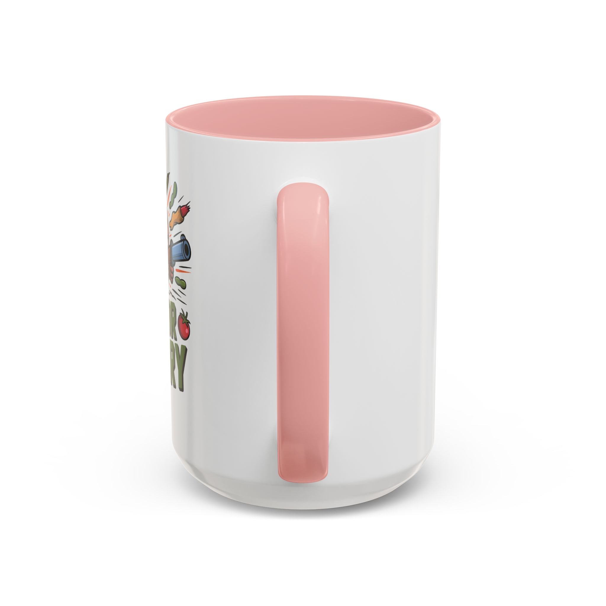 Dig For Victory Coffee Mug — Garden Veggie Cartoon Accent Mug (11/15oz)