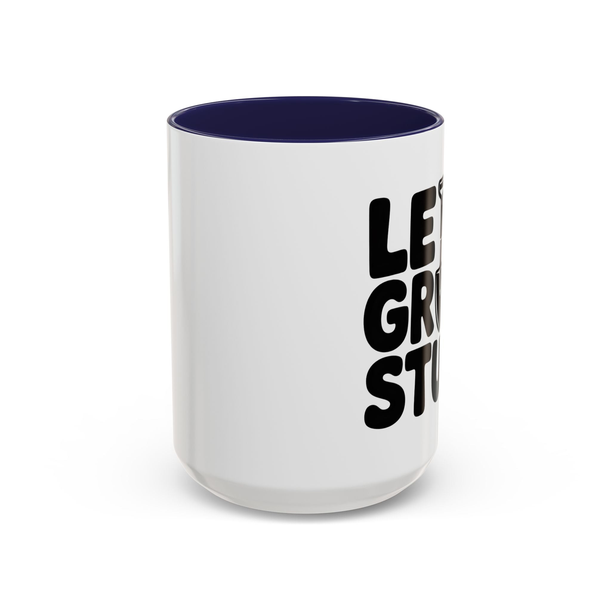 Let's Grow Stuff Coffee Mug — Gardening Mug with Shovel Graphic (11/15 oz)